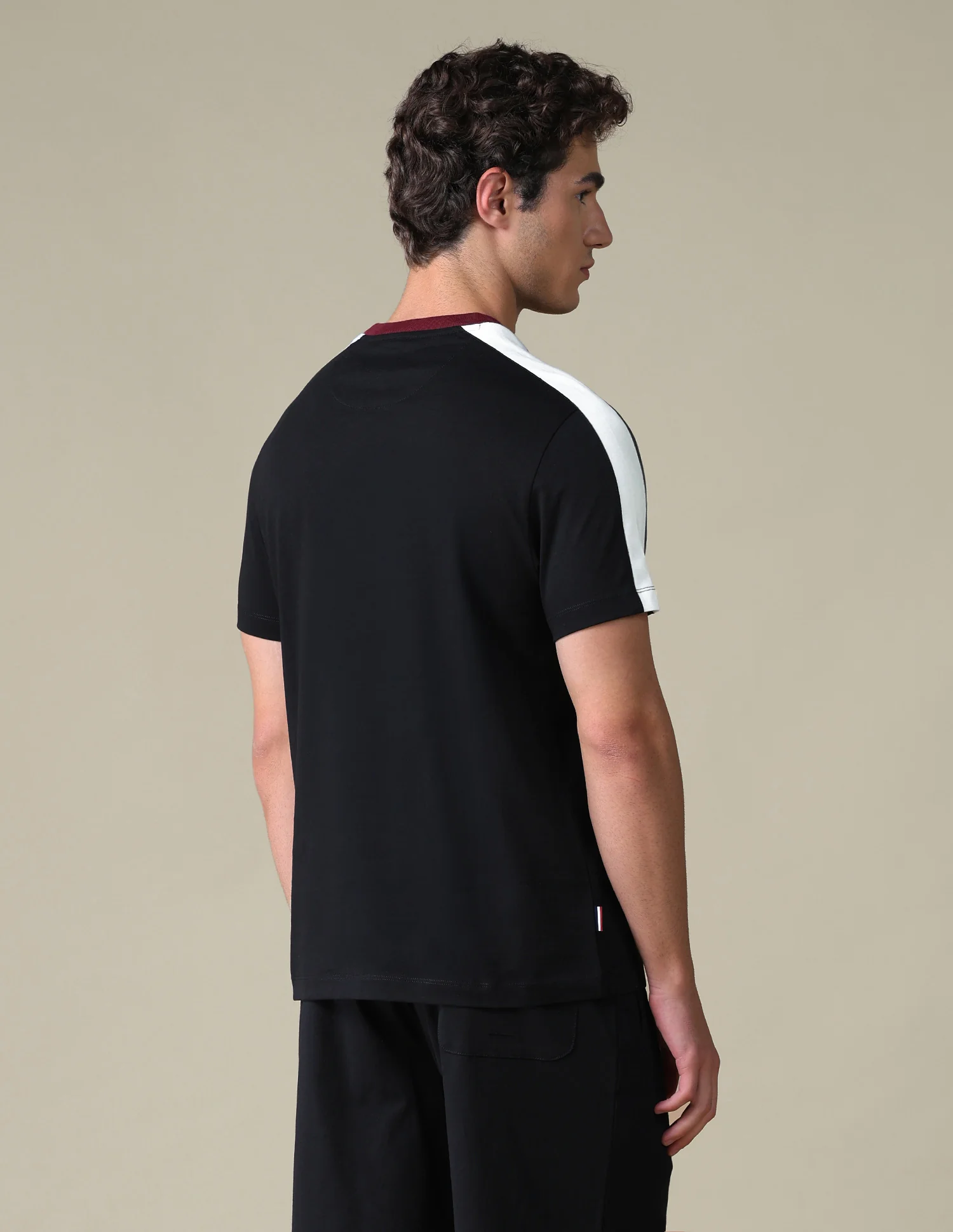 Slim Fit Colour Blocked T-Shirt - Image 5