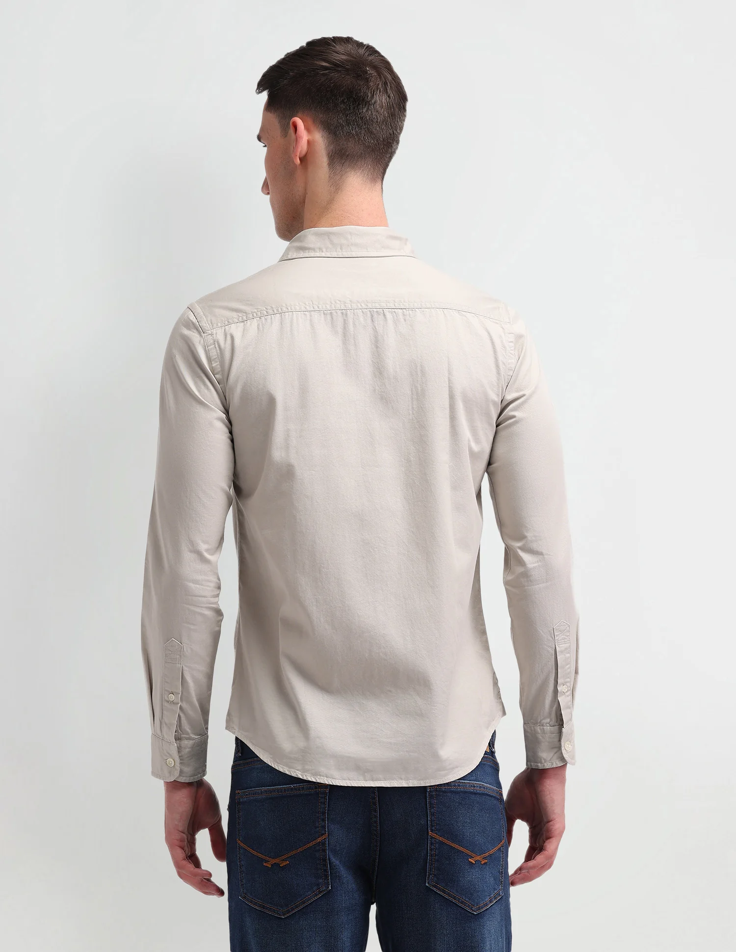 Slim Fit Cotton Shirt - Image 5