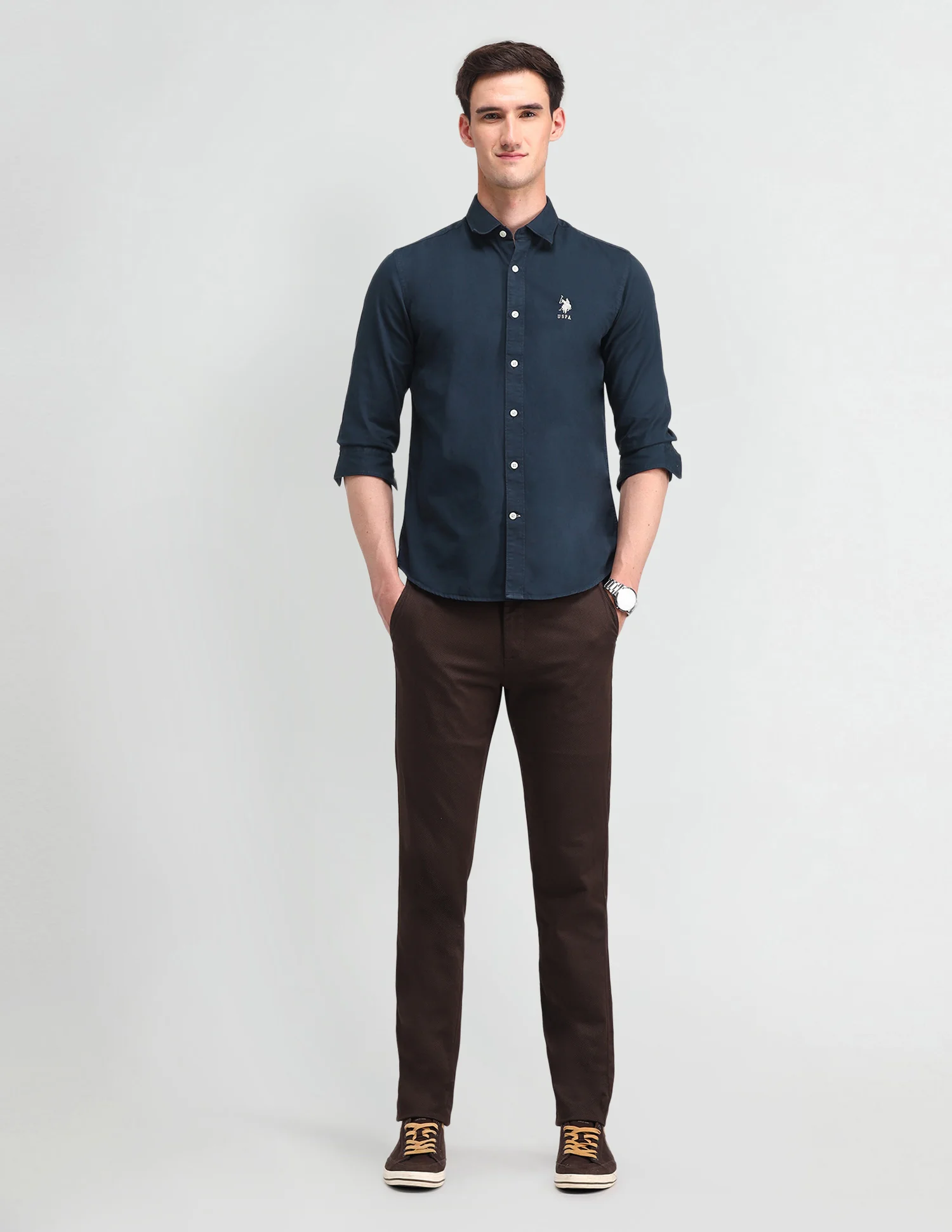 Slim Fit Cotton Shirt - Image 3