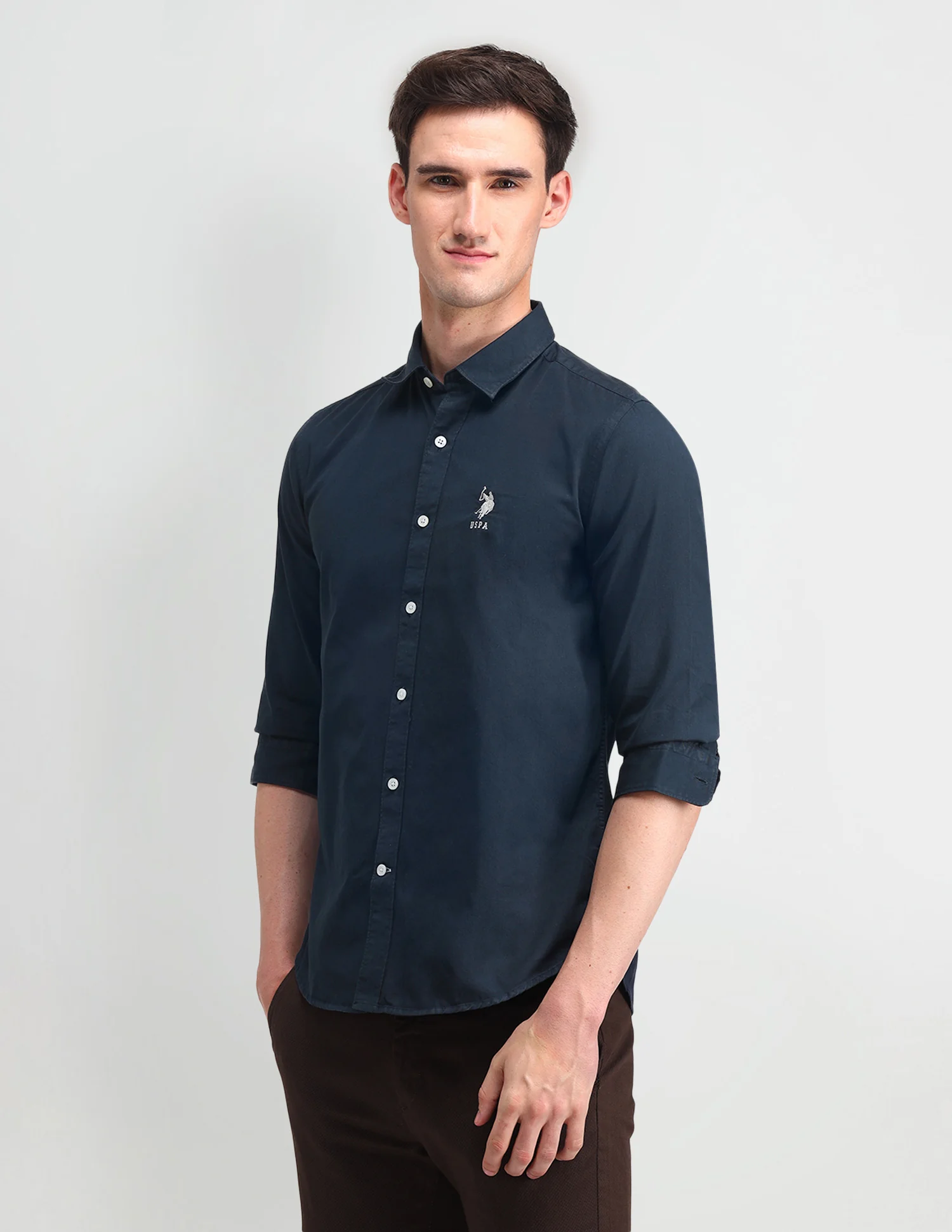 Slim Fit Cotton Shirt - Image 4