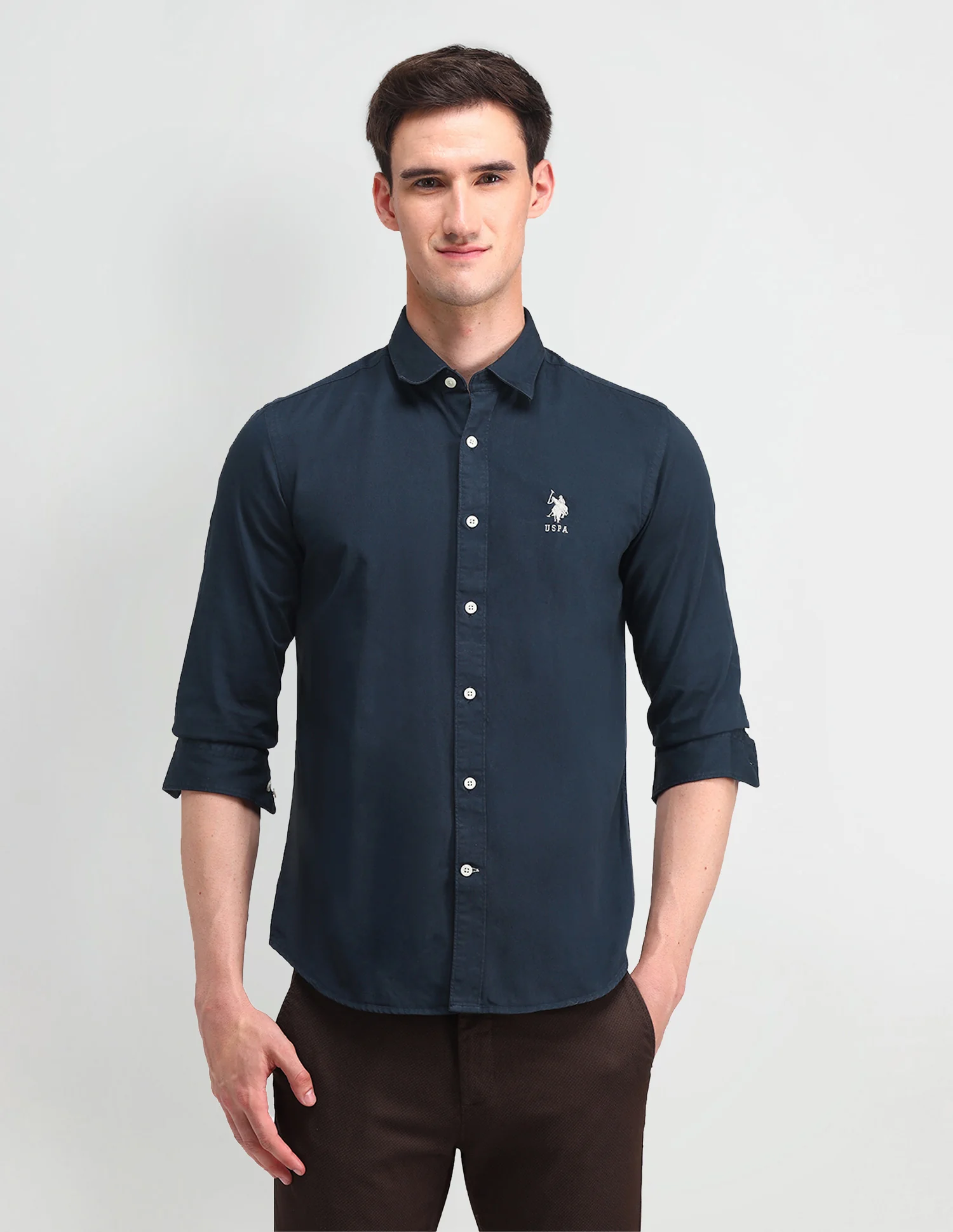 Slim Fit Cotton Shirt - Image 6
