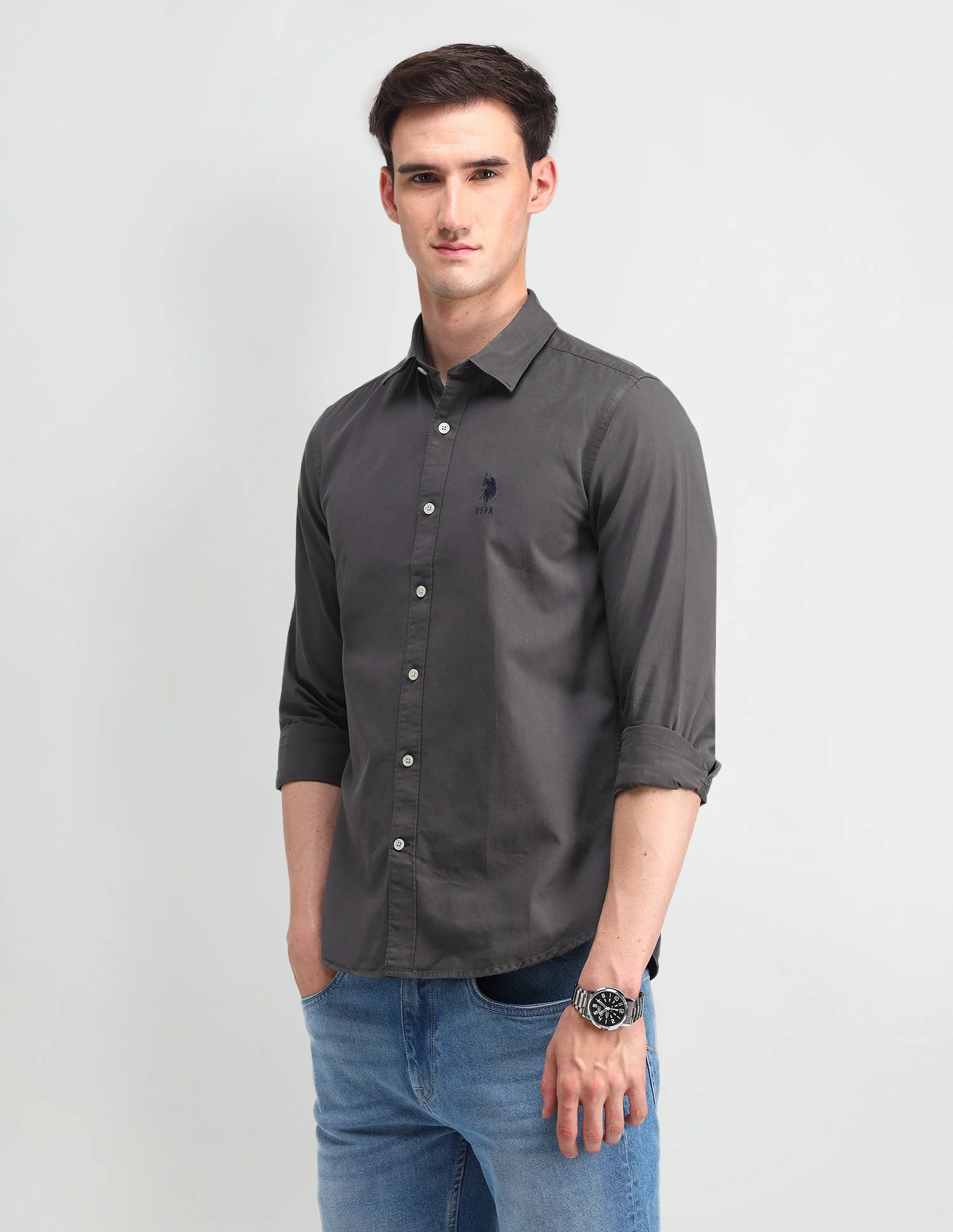 Slim Fit Cotton Shirt