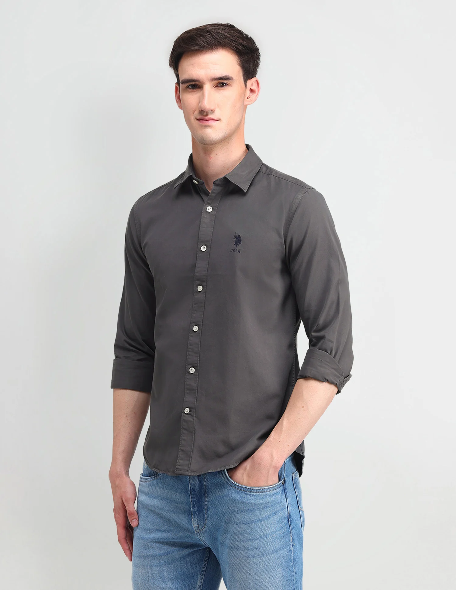 Slim Fit Cotton Shirt - Image 4