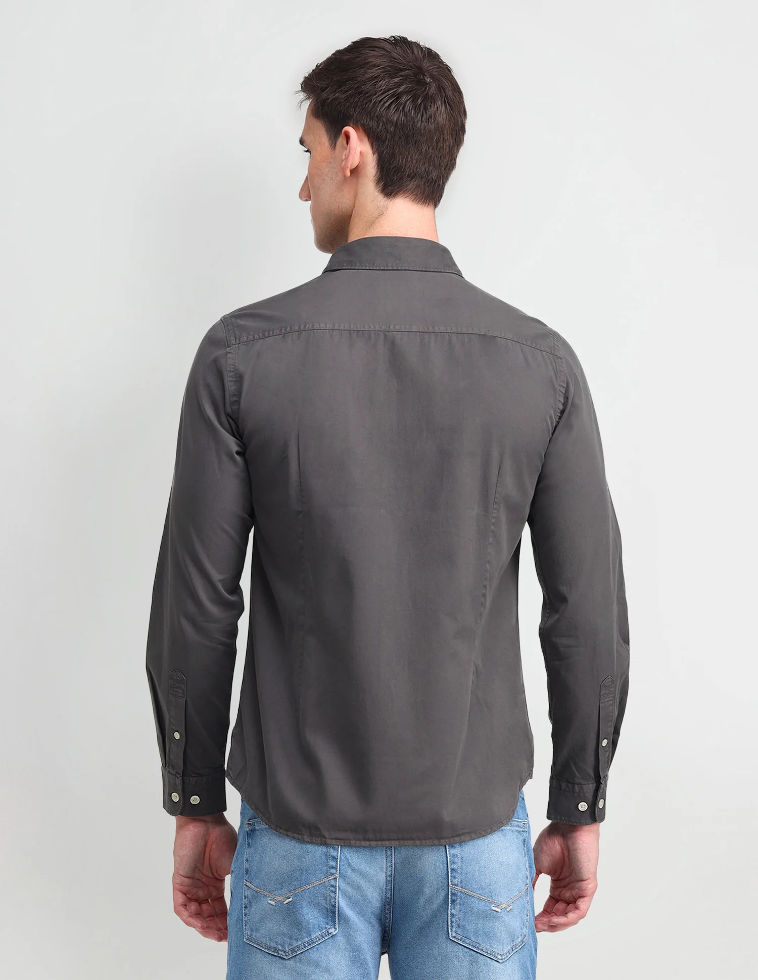 Slim Fit Cotton Shirt - Image 5