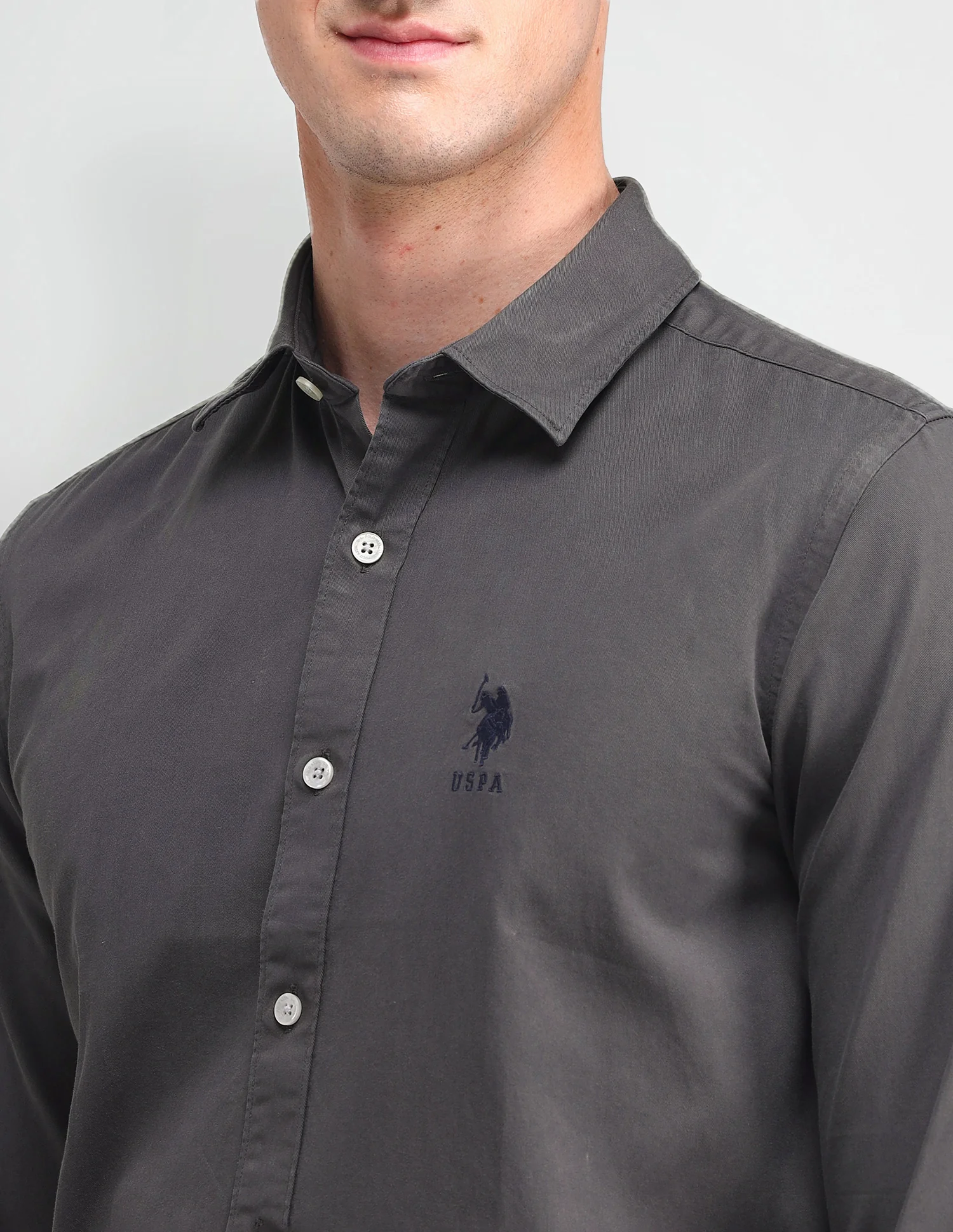 Slim Fit Cotton Shirt - Image 7