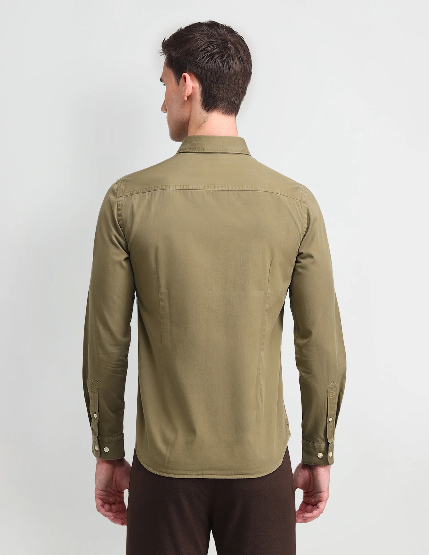 Slim Fit Cotton Shirt - Image 5