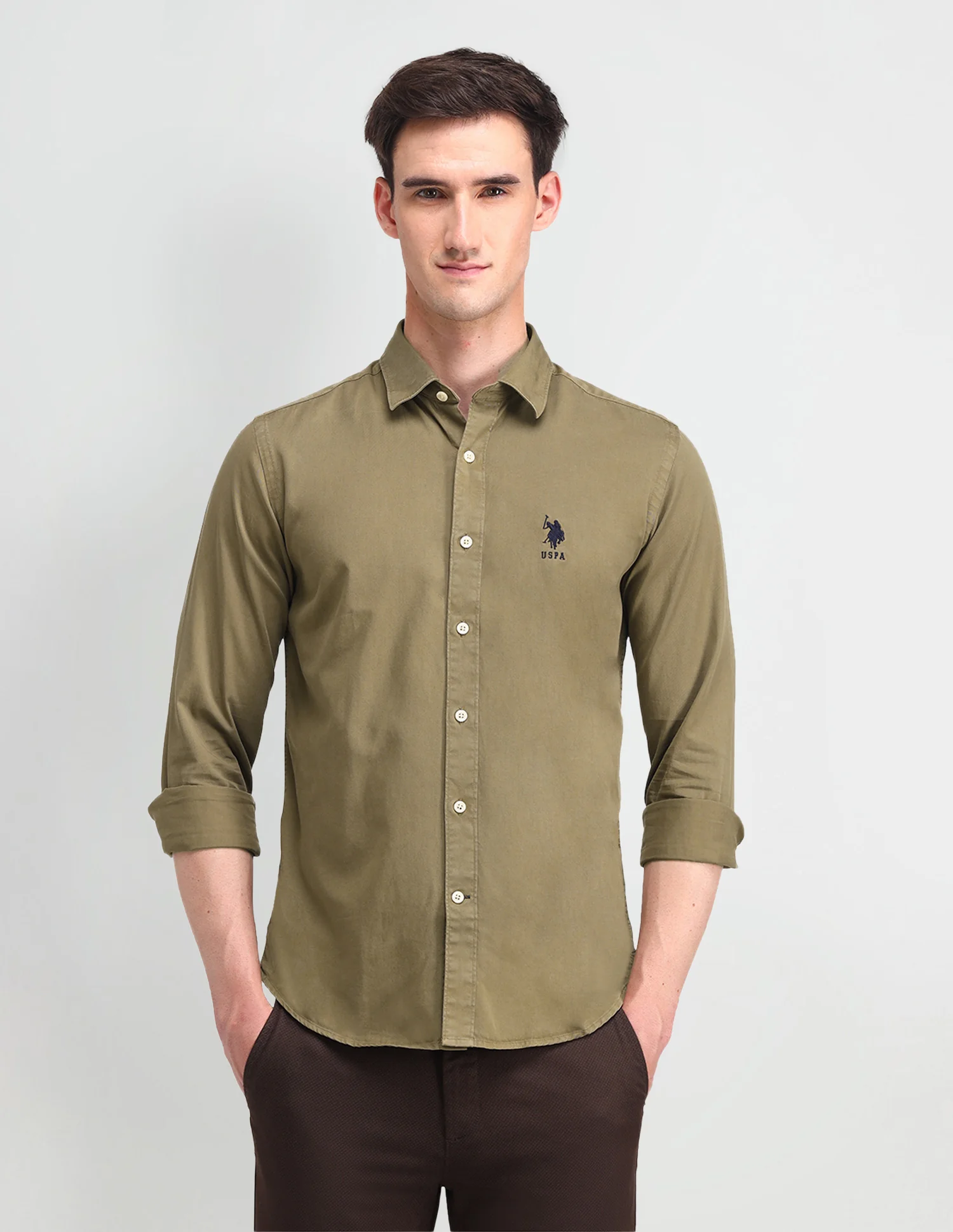 Slim Fit Cotton Shirt - Image 6