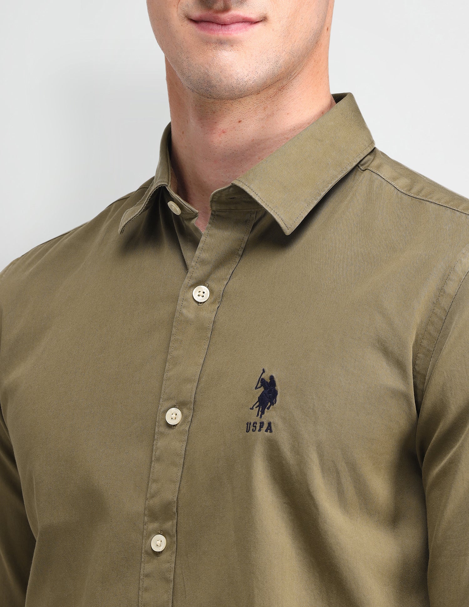Slim Fit Cotton Shirt - Image 7