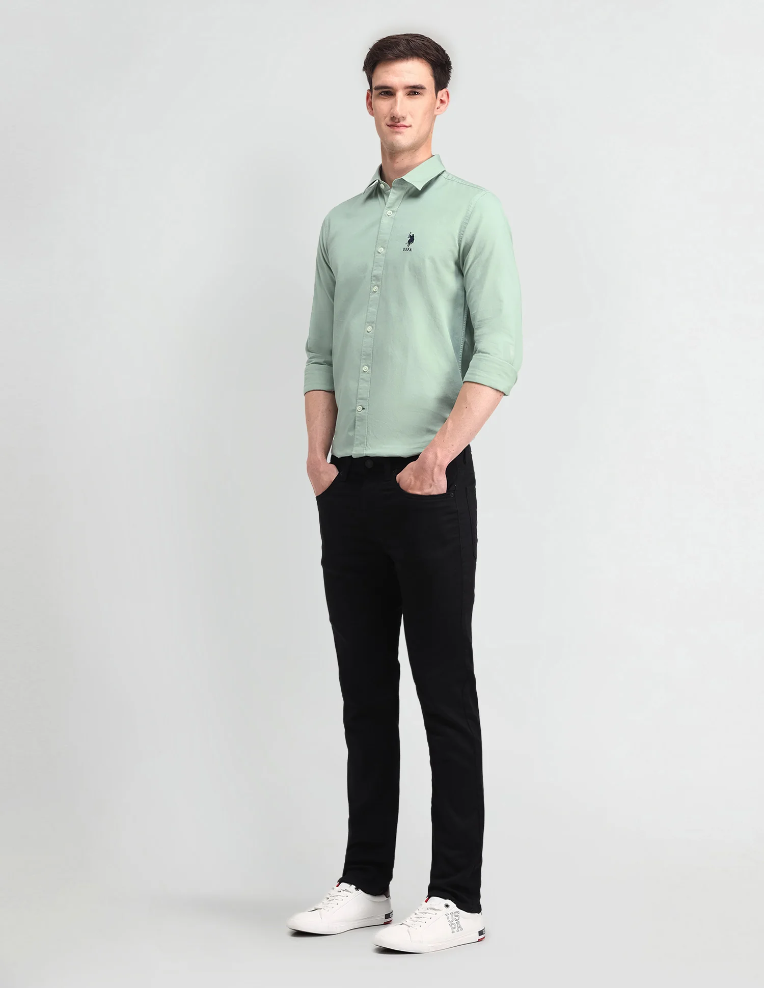 Slim Fit Cotton Shirt - Image 3