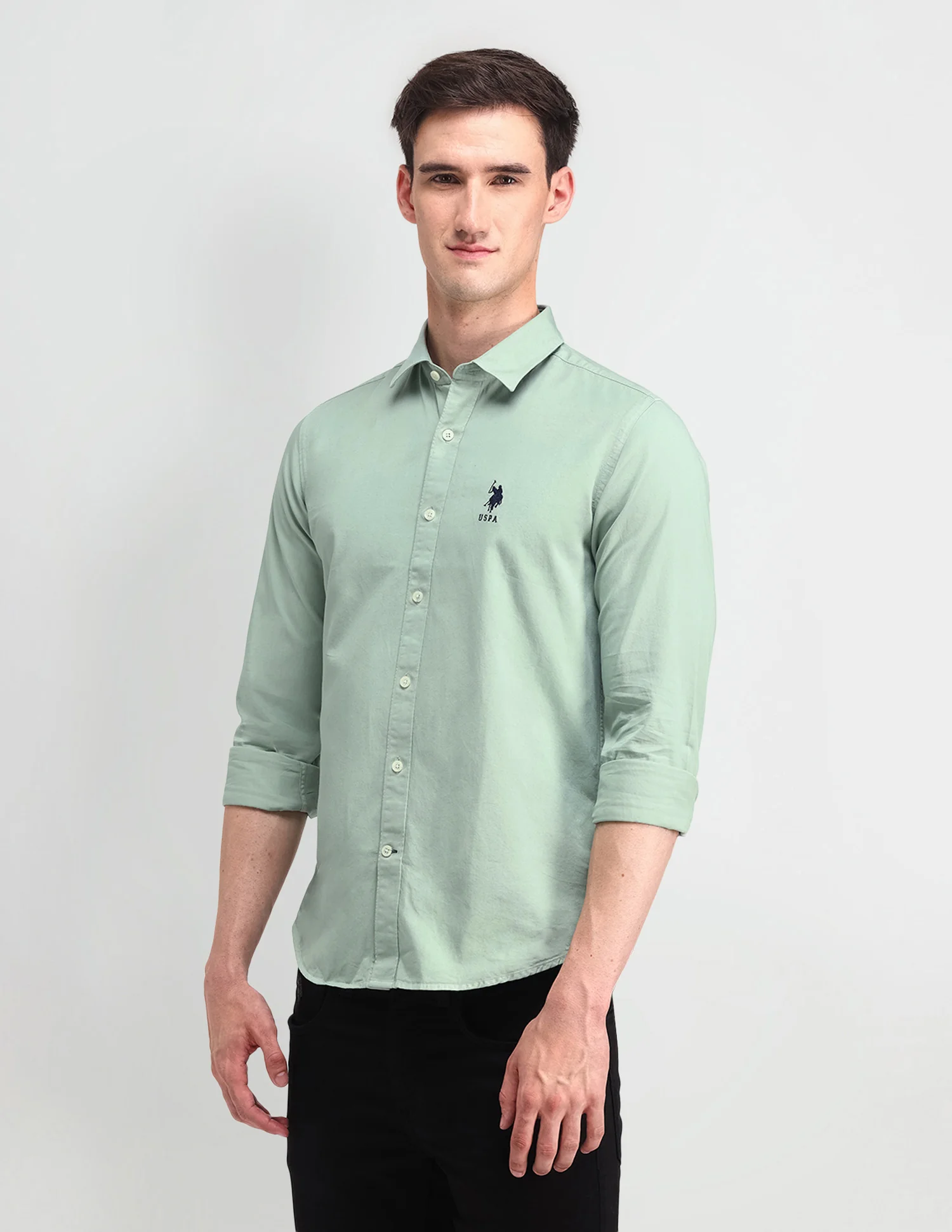 Slim Fit Cotton Shirt - Image 4