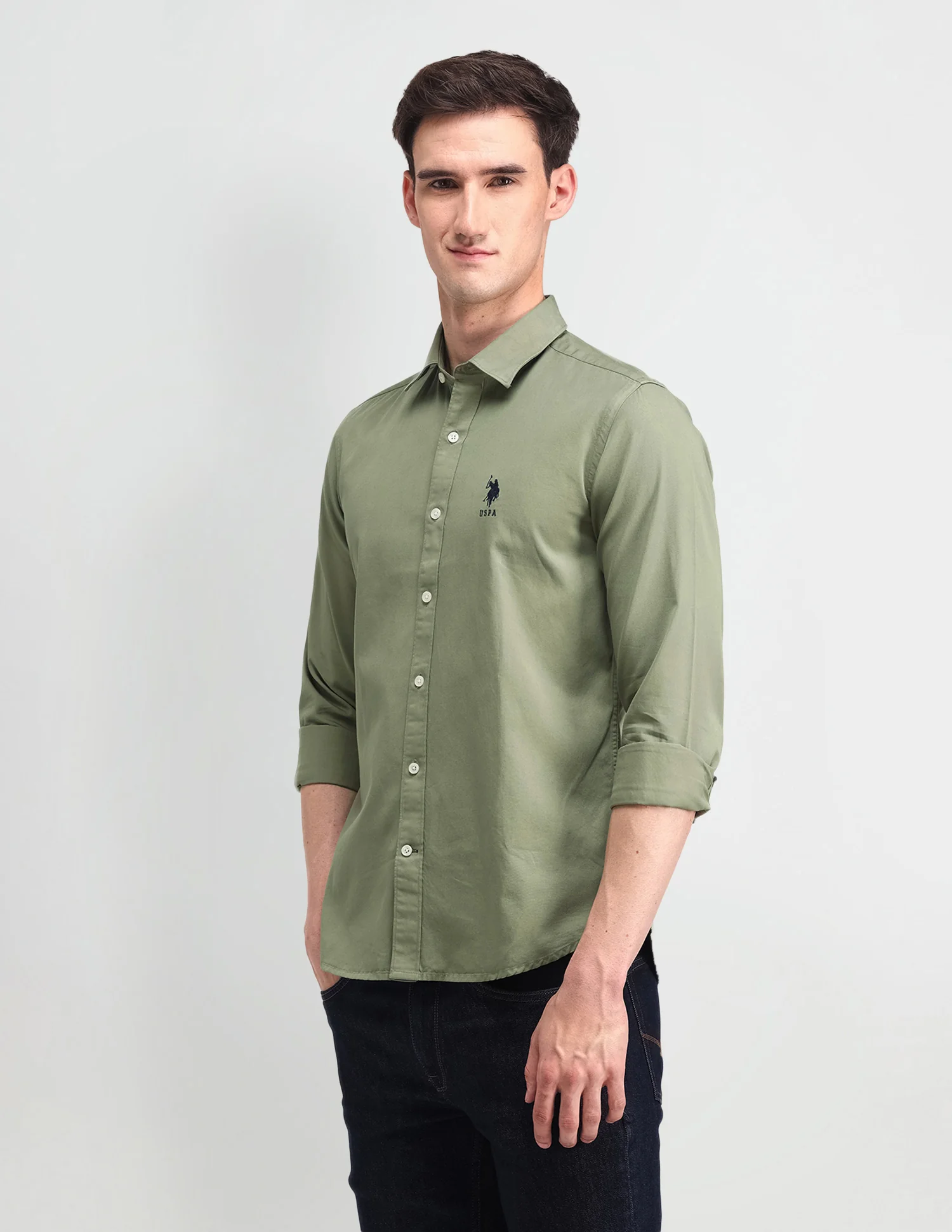 Slim Fit Cotton Shirt