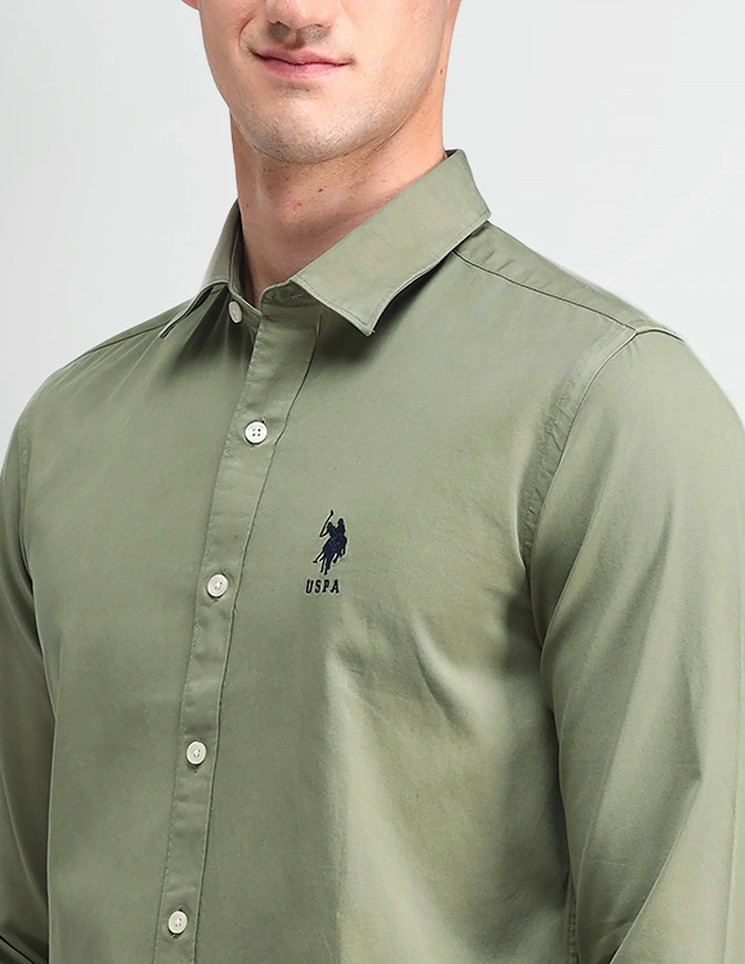 Slim Fit Cotton Shirt - Image 7