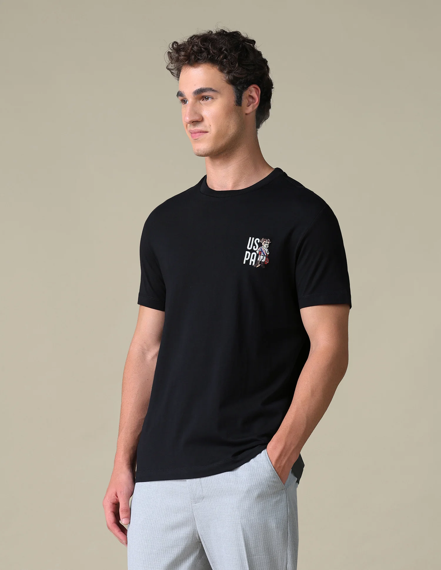 Slim Fit Graphic Brand Printed T-Shirt - Image 4
