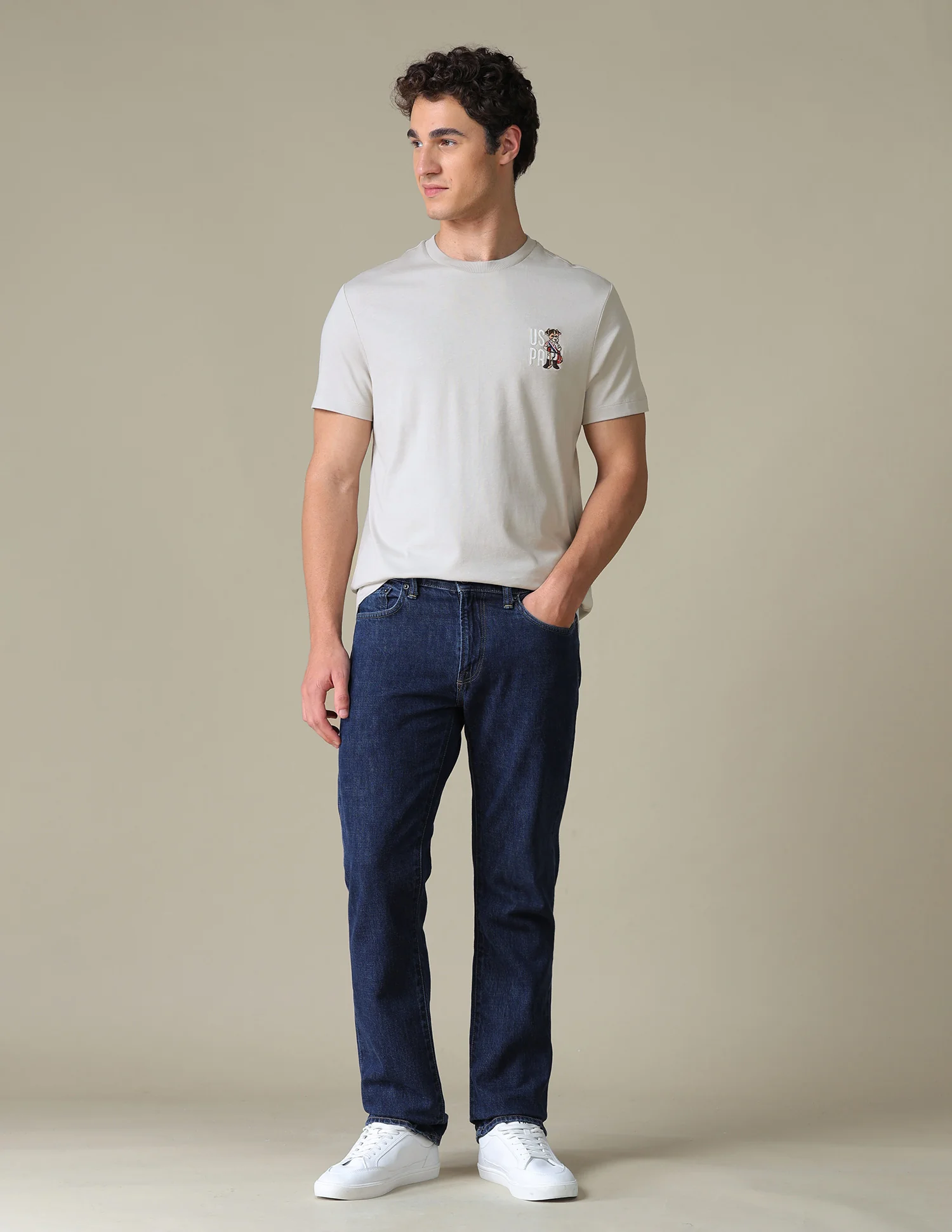 Slim Fit Graphic Brand Printed T-Shirt - Image 3