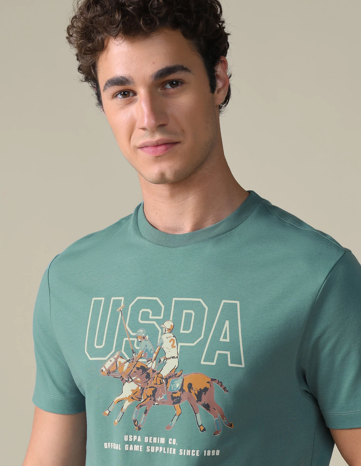 Slim Fit Graphic Brand Printed T-Shirt - Image 7