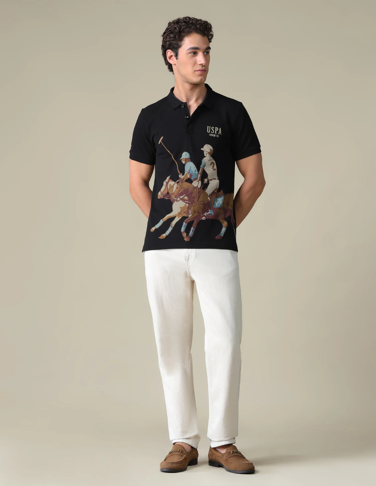Slim Fit Graphic Brand Printed T-Shirt - Image 3