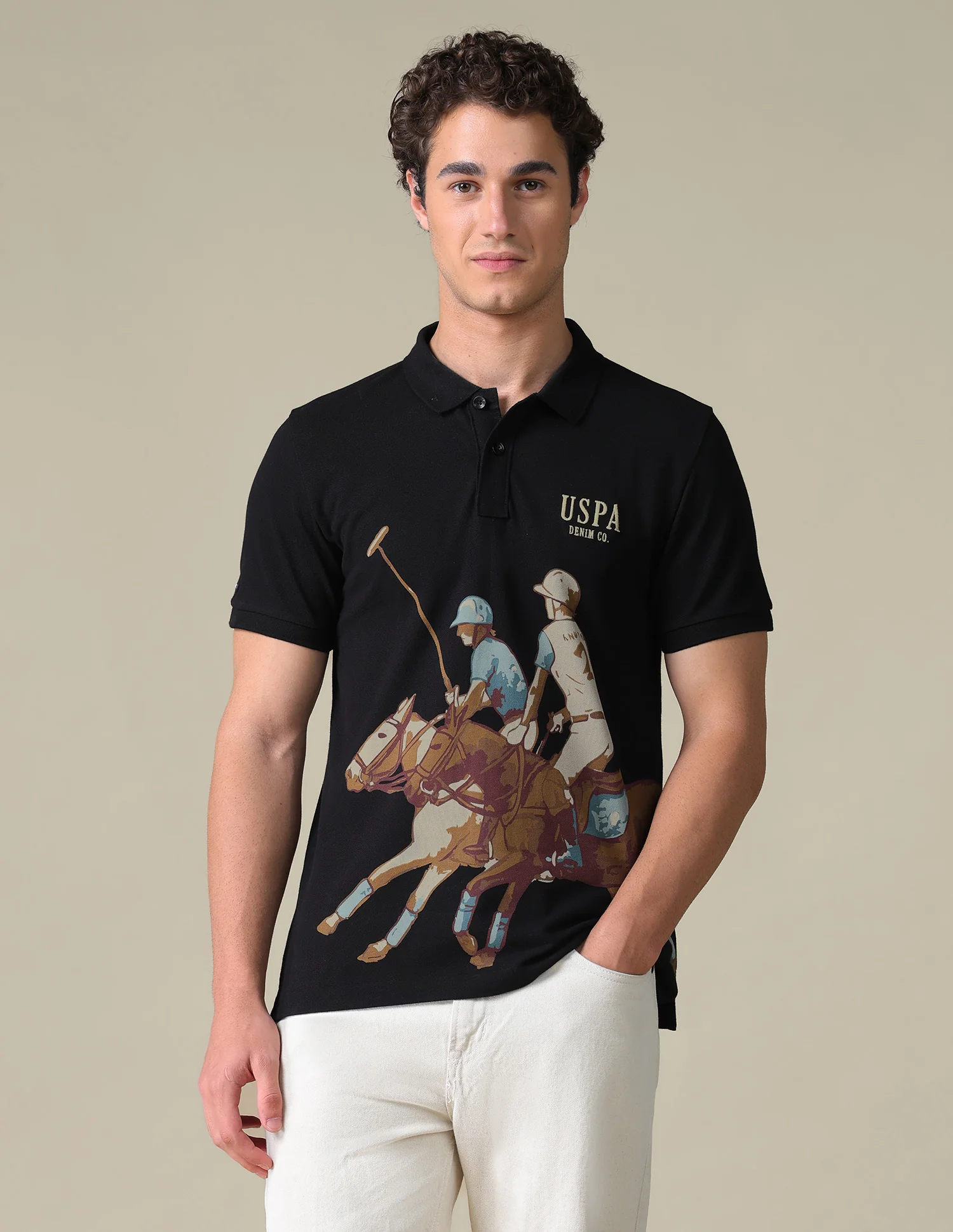 Slim Fit Graphic Brand Printed T-Shirt - Image 6