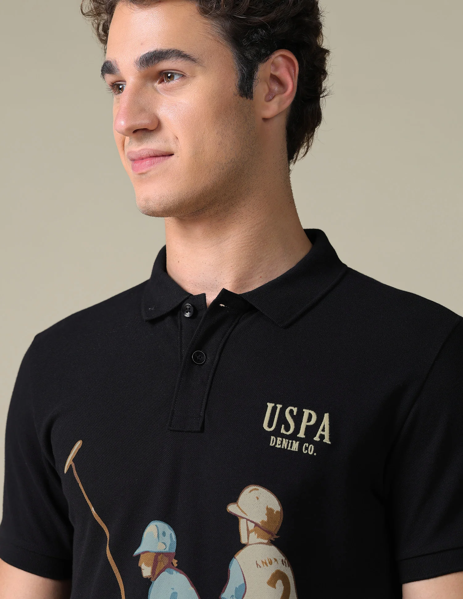 Slim Fit Graphic Brand Printed T-Shirt - Image 7