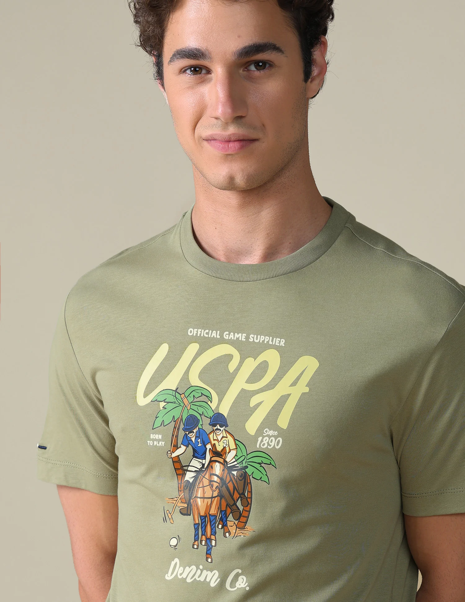 Slim Fit Graphic Brand Printed T-Shirt - Image 7