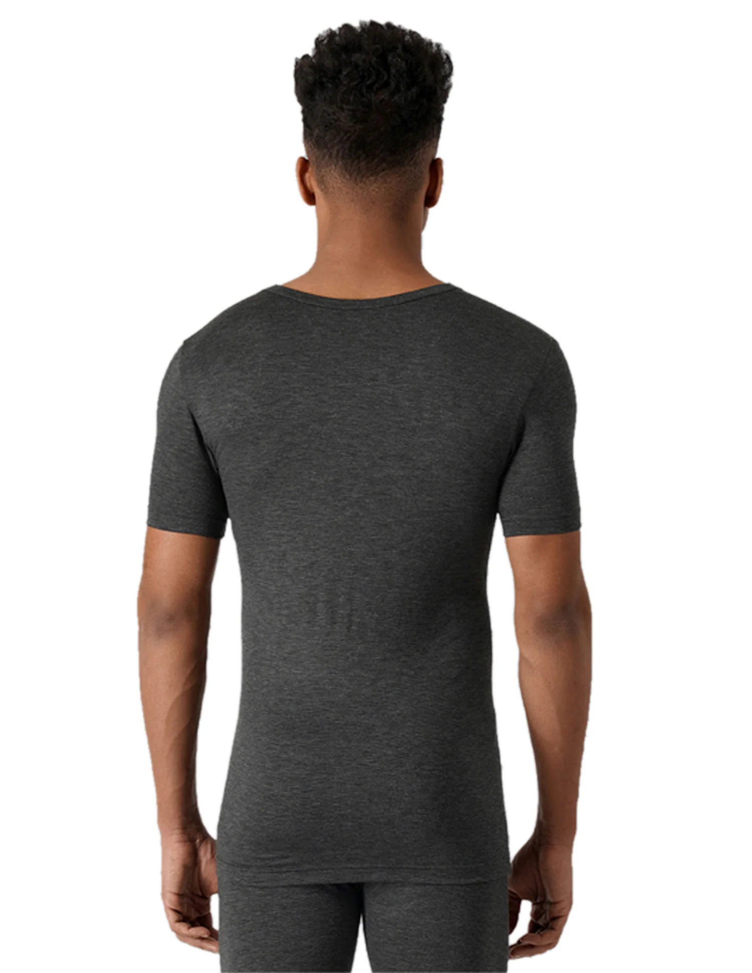 Slim Fit Heathered I754 Thermal T-Shirt - Pack Of 1 - Image 3