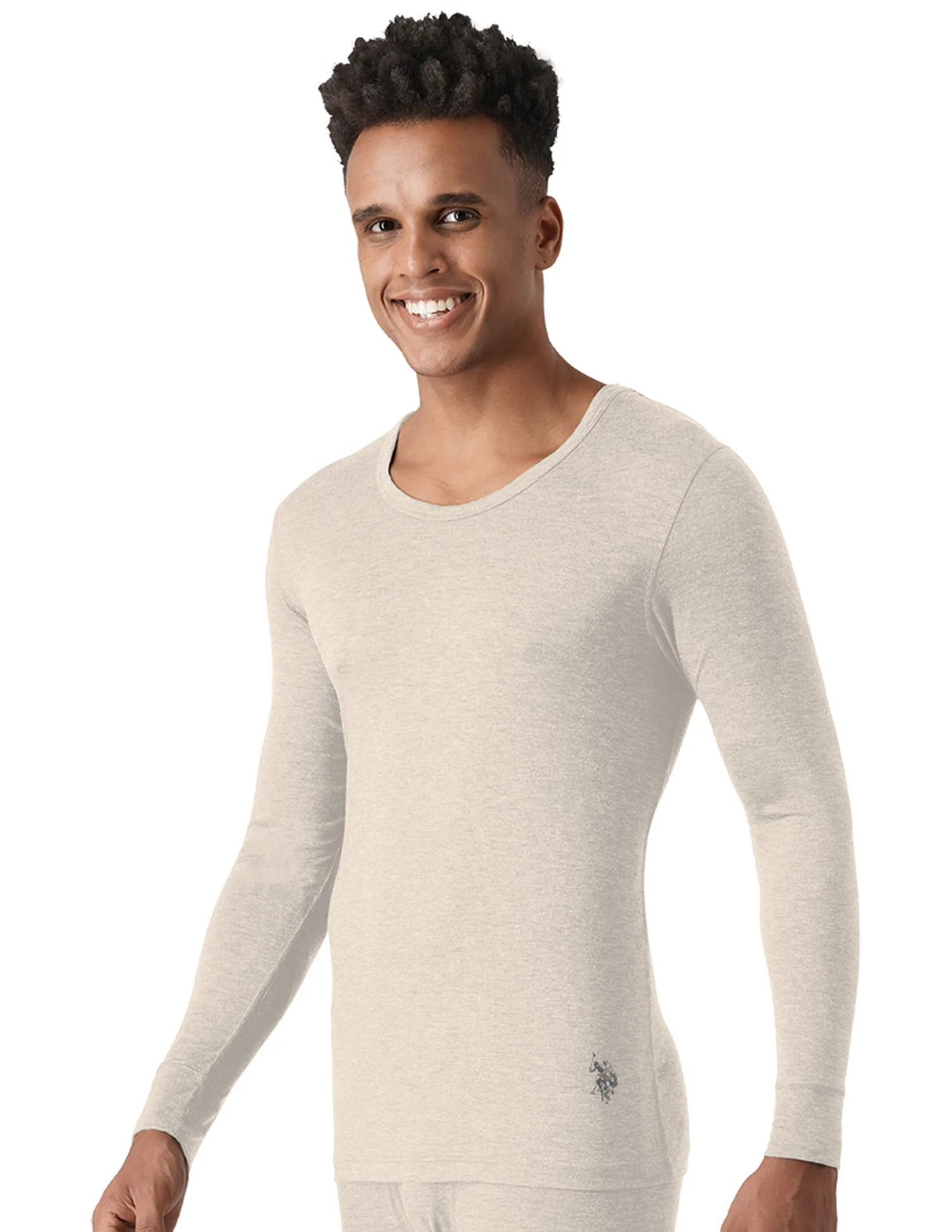 Slim Fit Heathered I755 Thermal T-Shirt - Pack Of 1 - Image 2