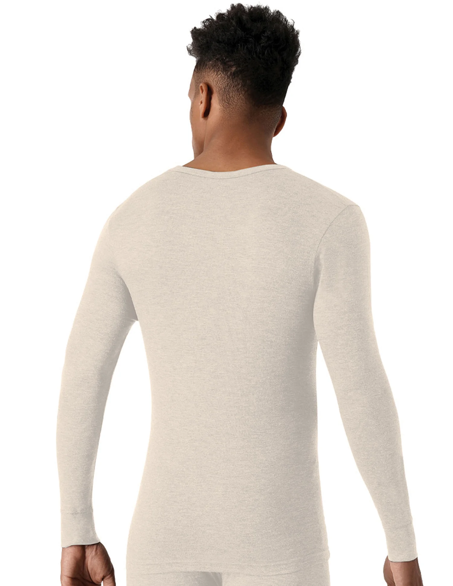 Slim Fit Heathered I755 Thermal T-Shirt - Pack Of 1 - Image 3