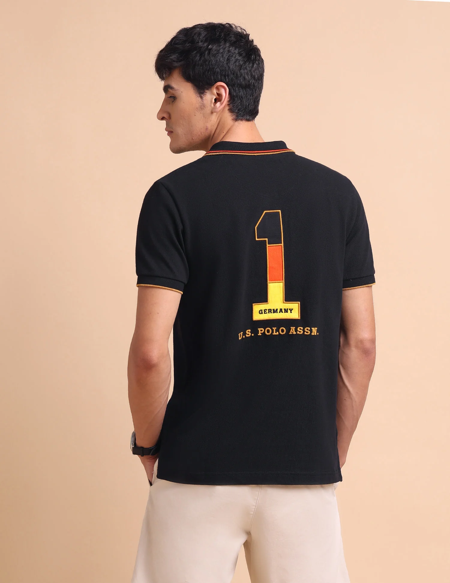 Slim Fit Iconic Number Polo Shirt - Image 3