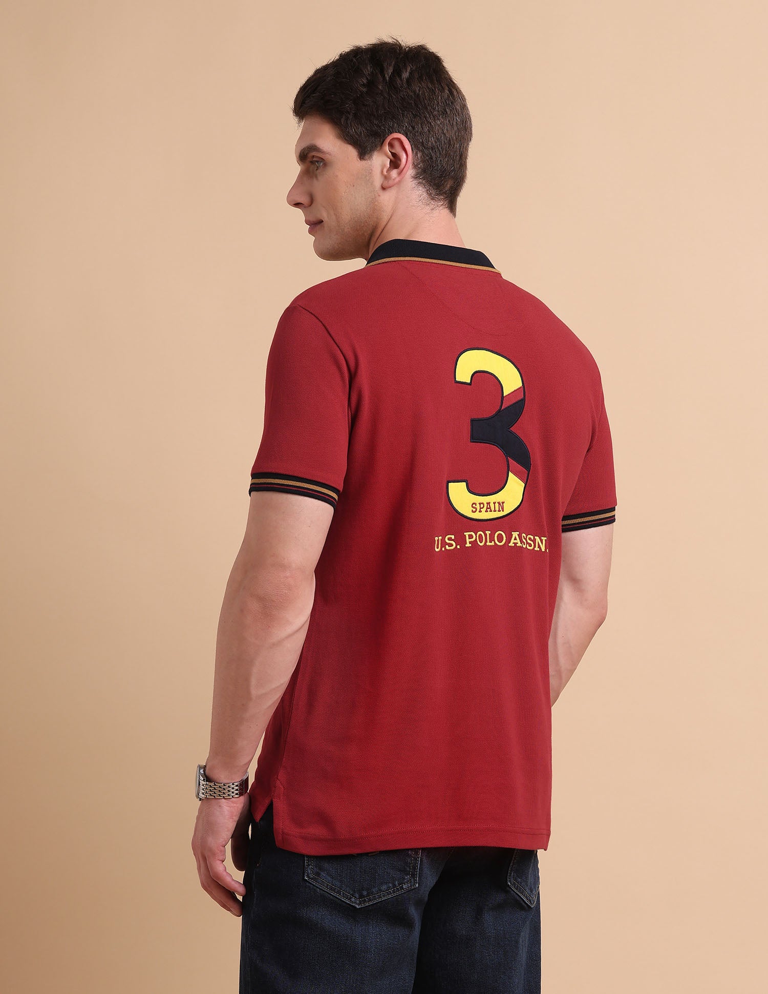 Slim Fit Iconic Number Polo Shirt - Image 2