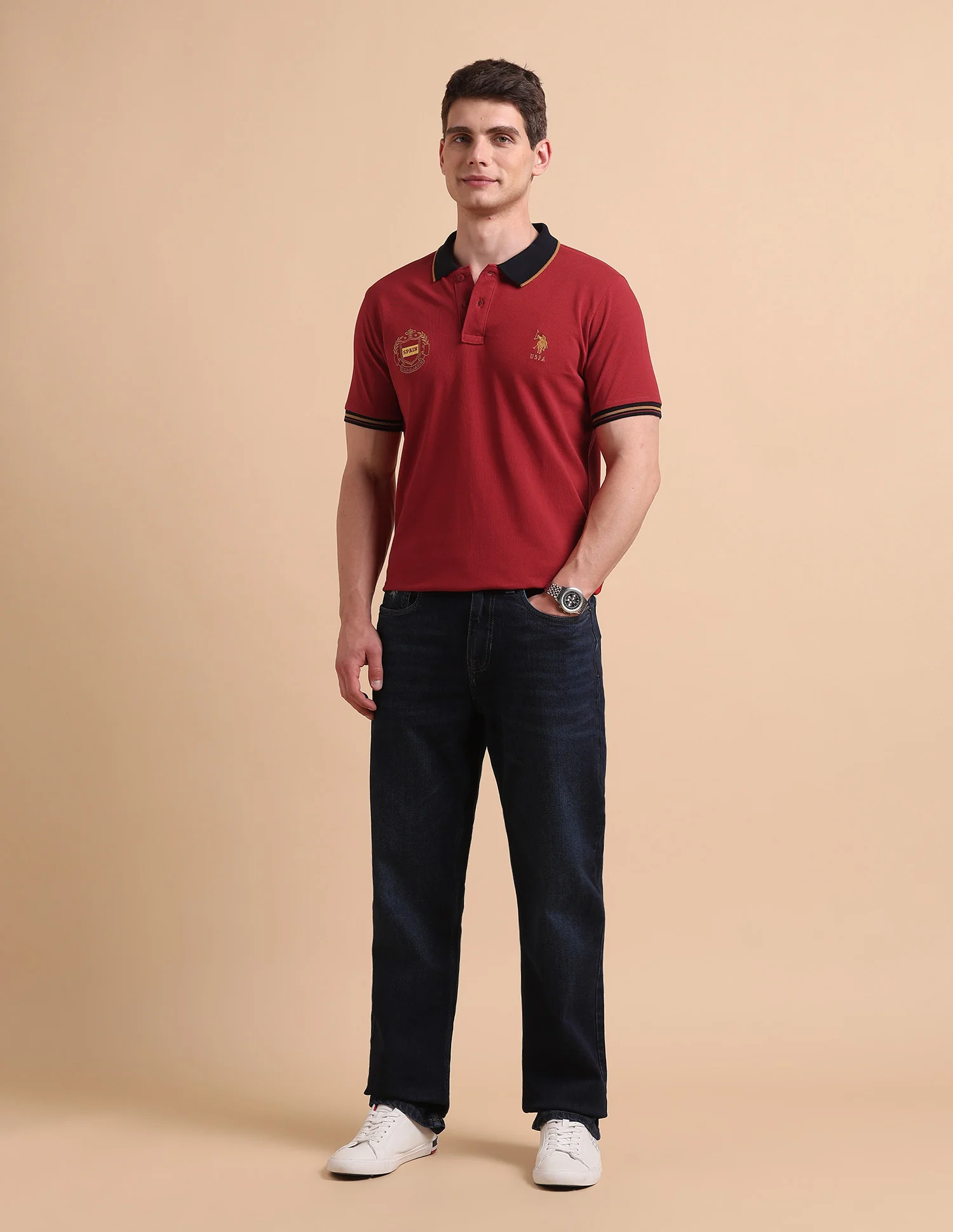 Slim Fit Iconic Number Polo Shirt - Image 4