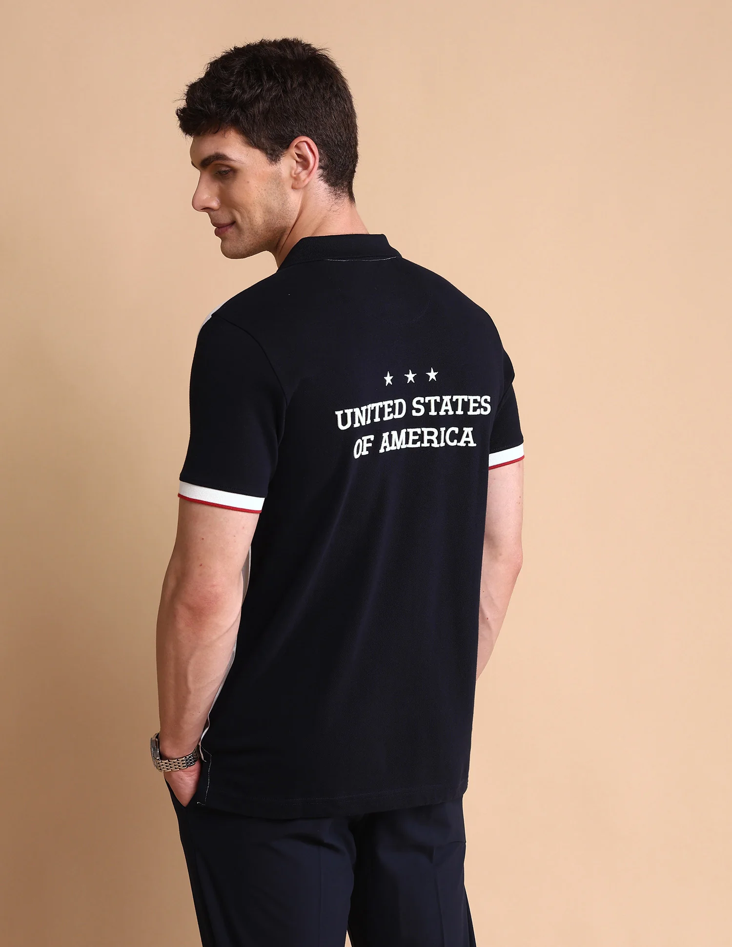 Slim Fit Iconic Number Polo Shirt - Image 3