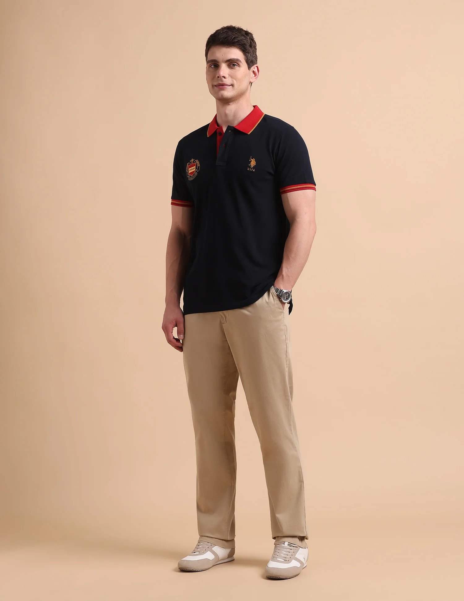 Slim Fit Iconic Number Polo Shirt - Image 4