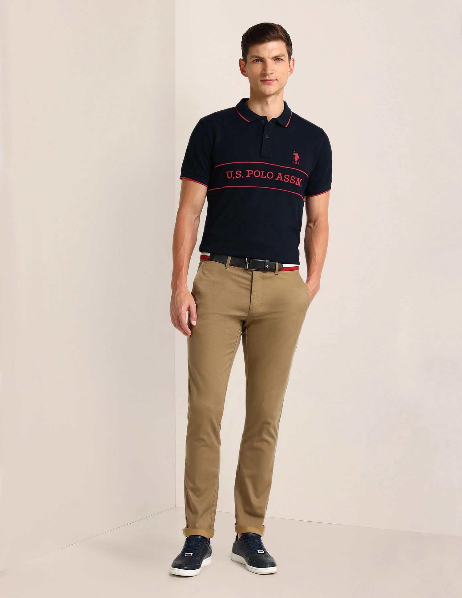 Slim Fit Logo Polo Shirt - Image 3