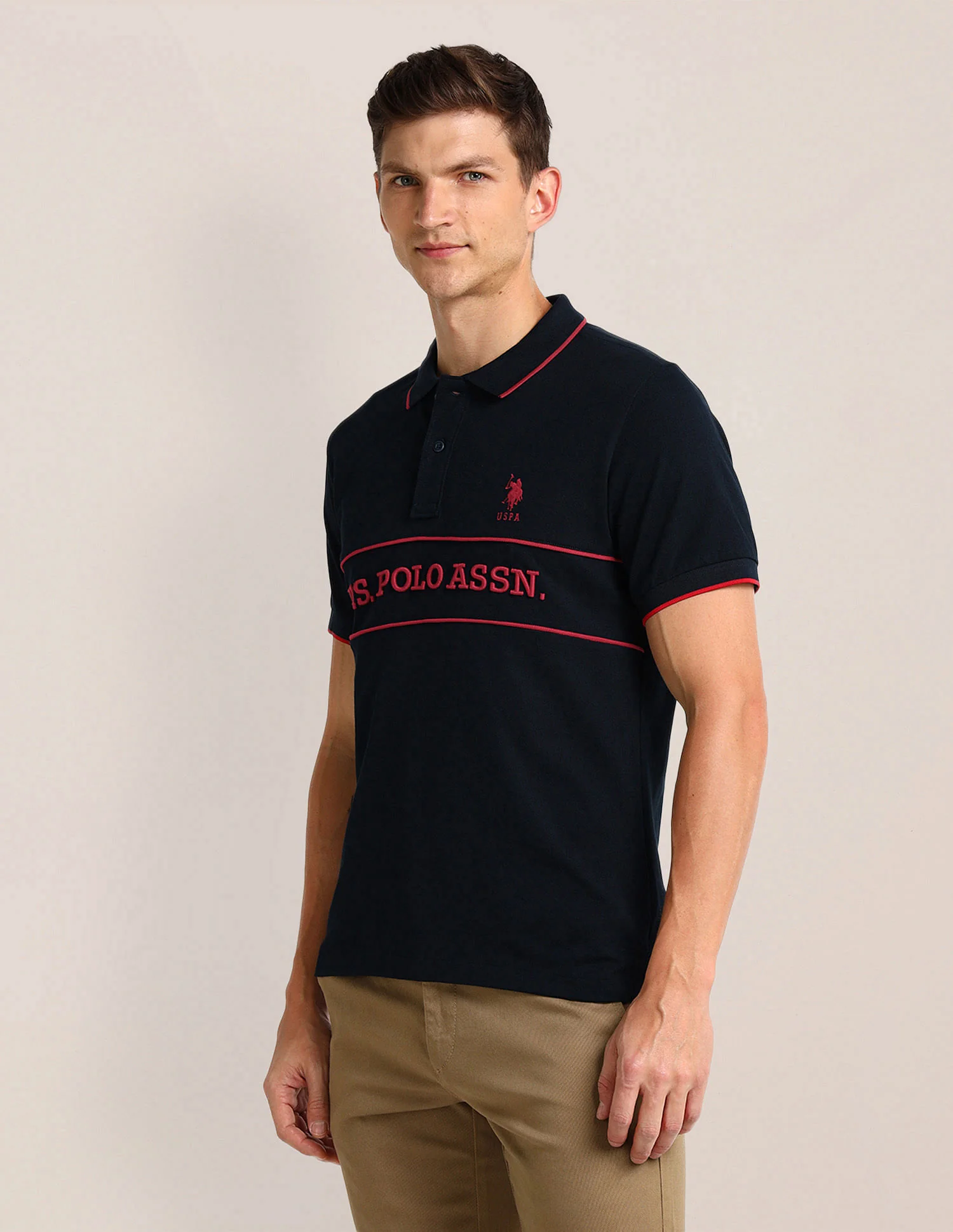 Slim Fit Logo Polo Shirt - Image 4