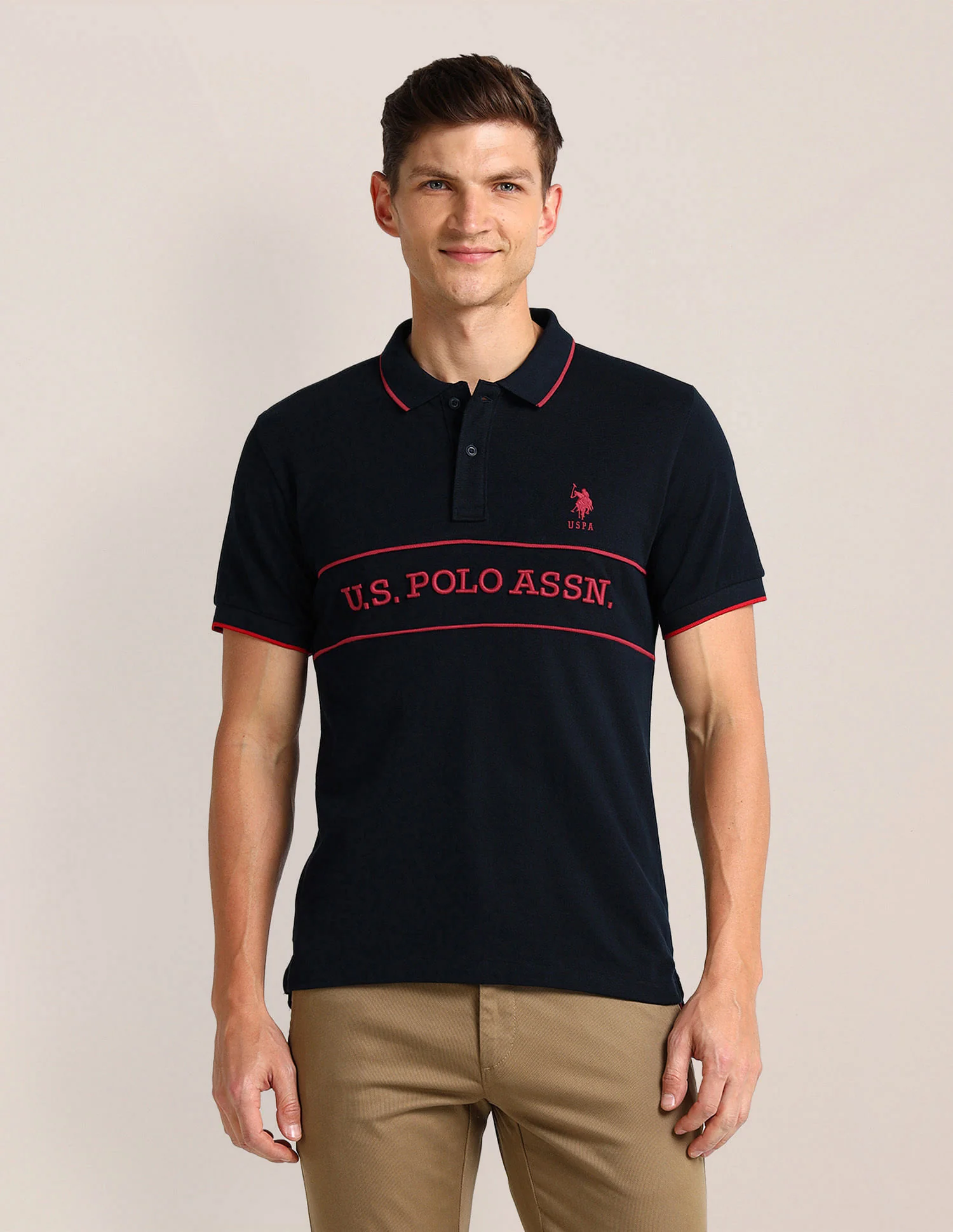 Slim Fit Logo Polo Shirt - Image 6