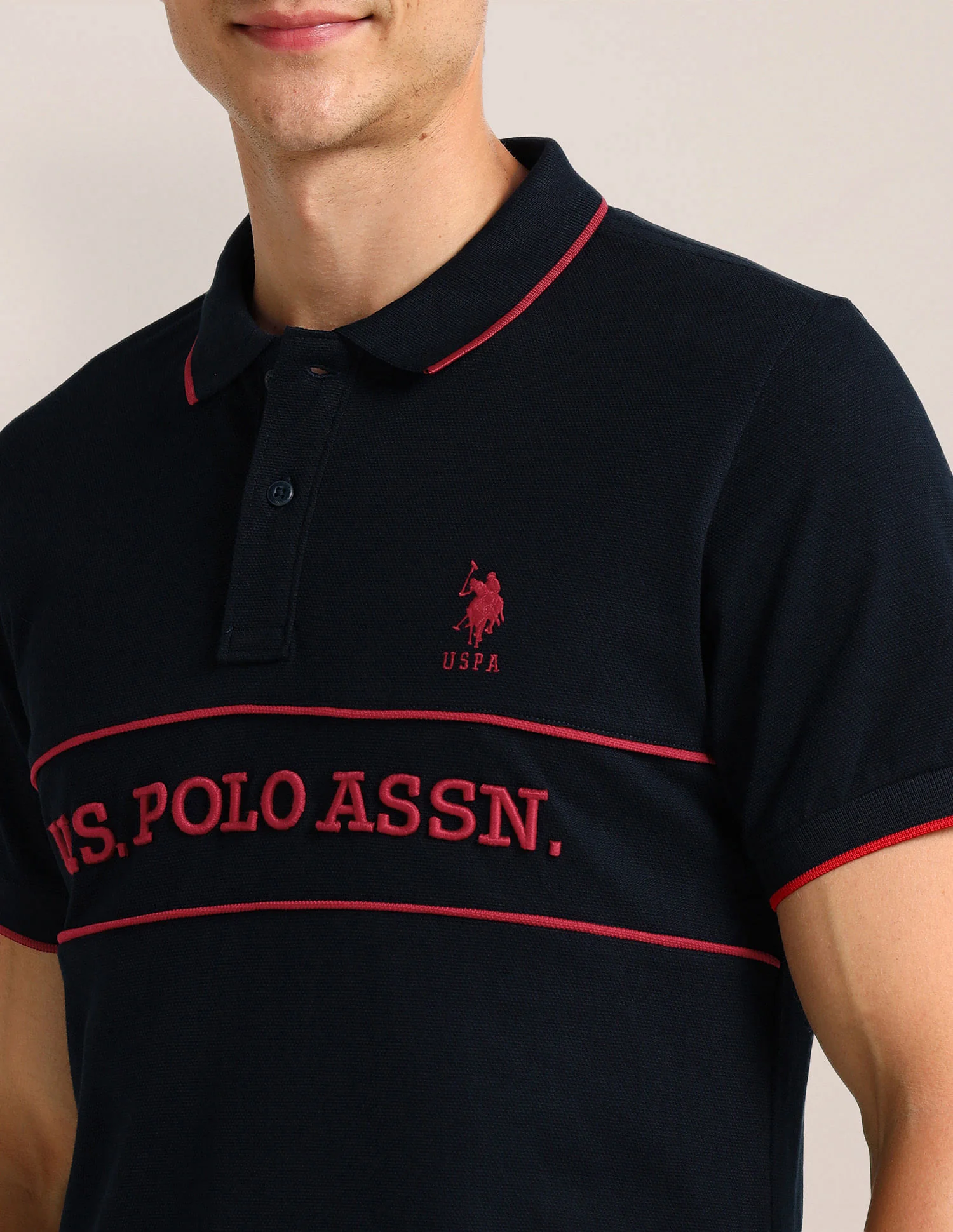 Slim Fit Logo Polo Shirt - Image 7