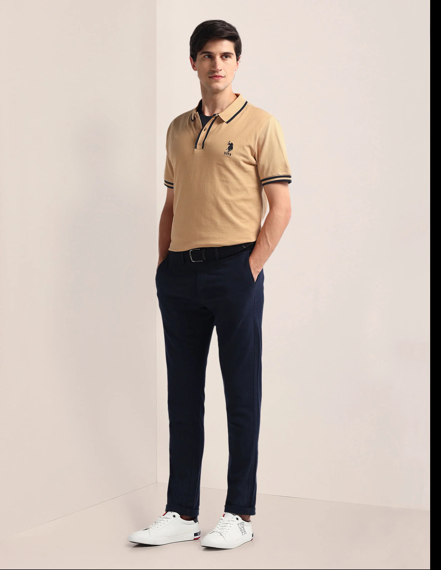 Slim Fit Logo Polo Shirt - Image 3