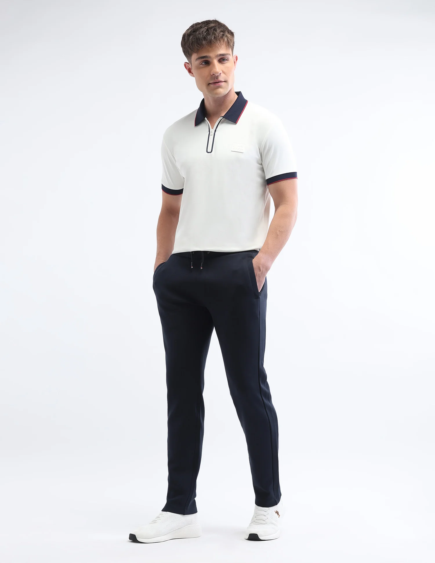Slim Fit Luxe Track Pants - Image 3