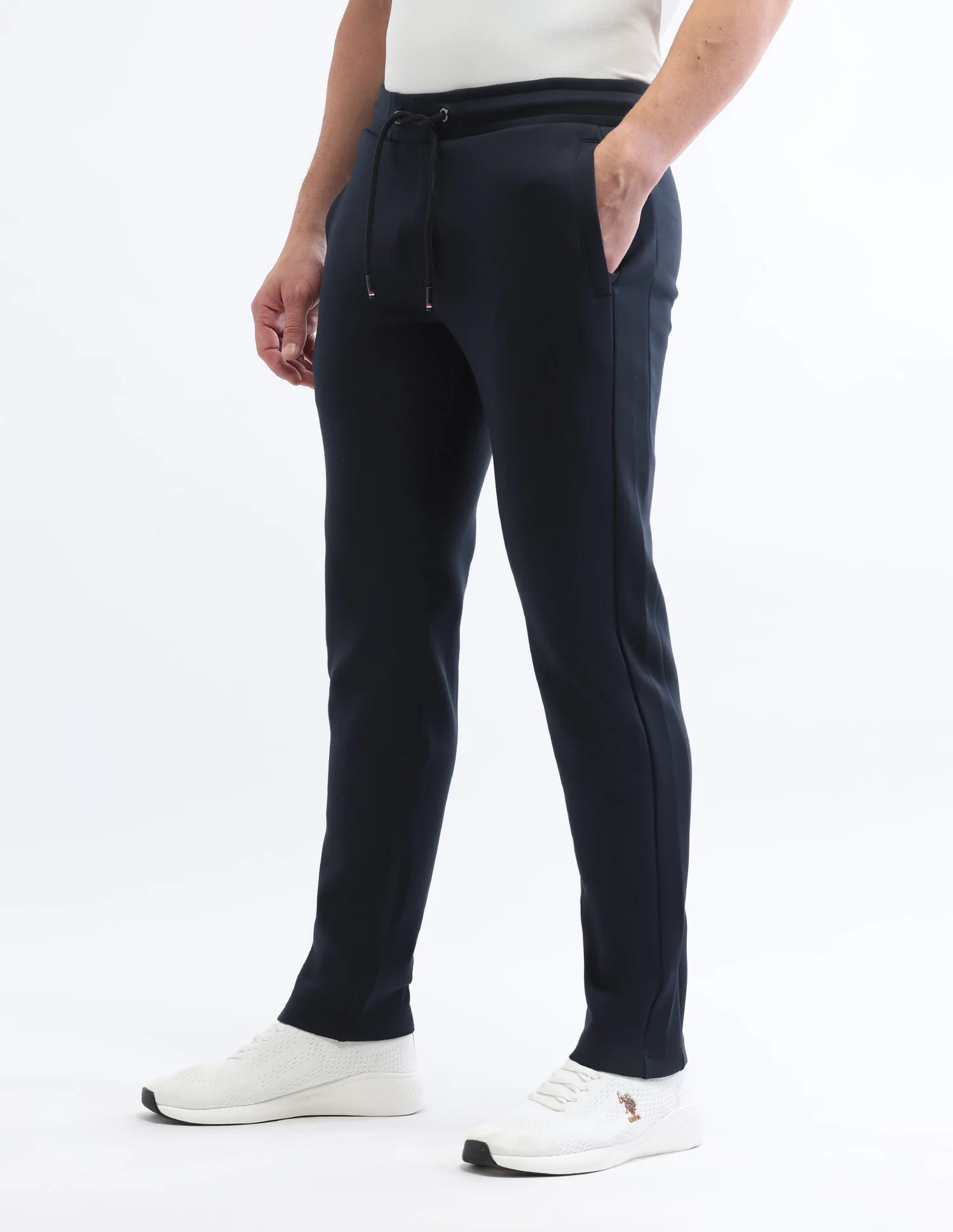 Slim Fit Luxe Track Pants - Image 4