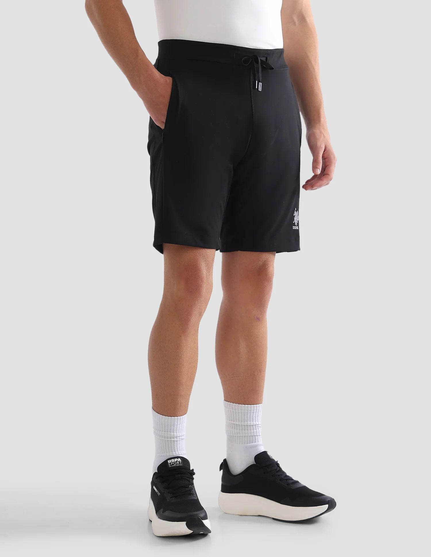 Slim Fit Mid Rise Active Shorts - Image 4