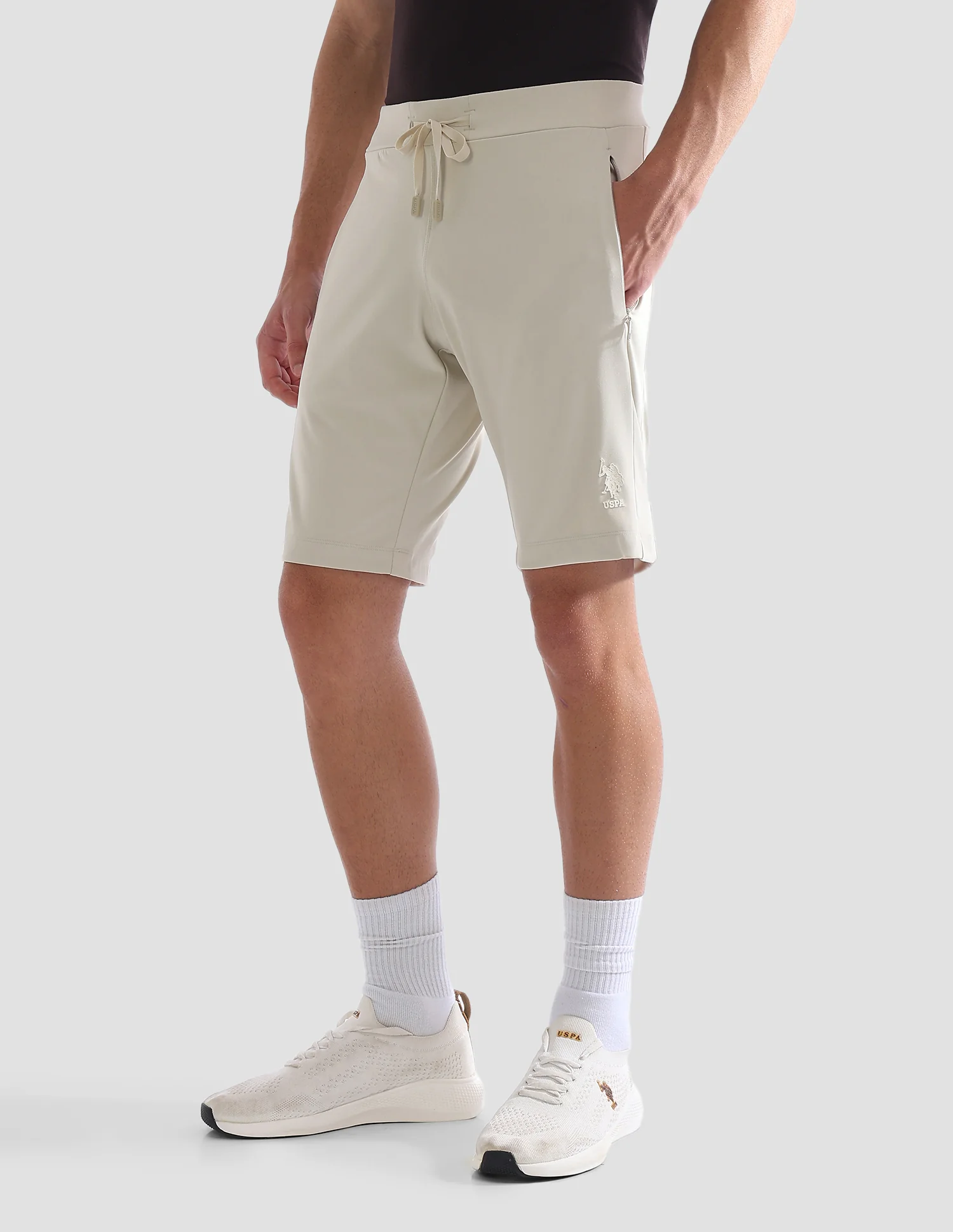 Slim Fit Mid Rise Active Shorts - Image 4