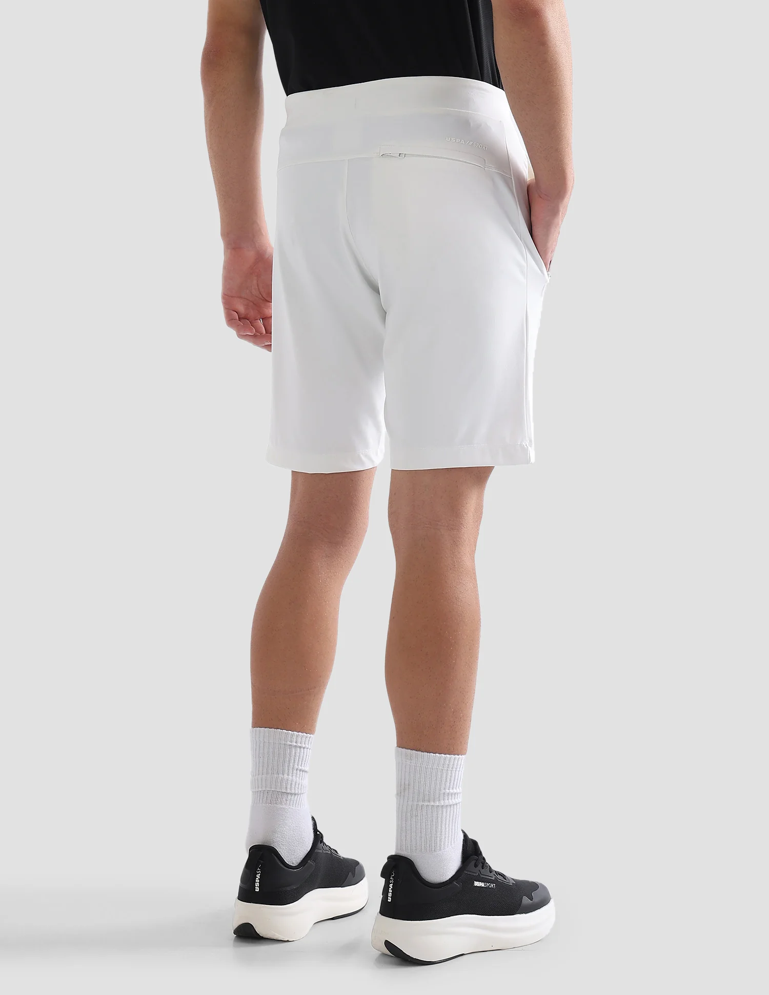 Slim Fit Mid Rise Active Shorts - Image 5