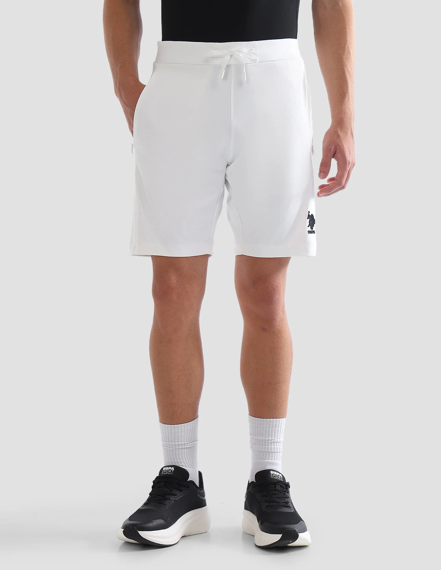 Slim Fit Mid Rise Active Shorts - Image 6