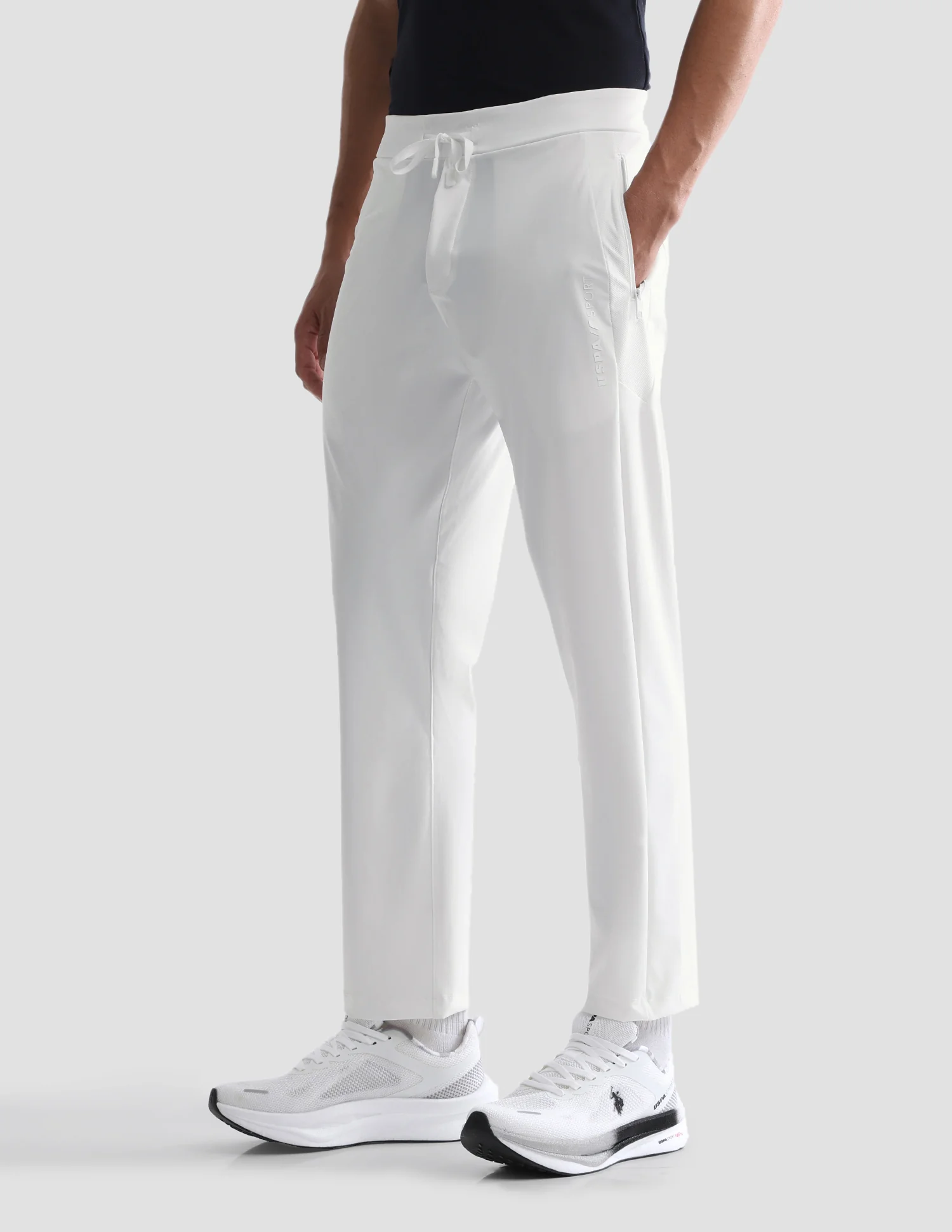 Slim Fit Mid Rise Active Track Pants - Image 4