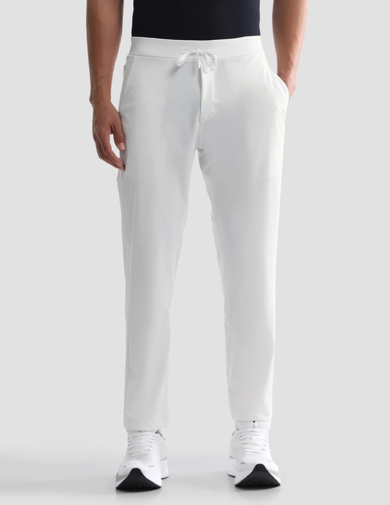 Slim Fit Mid Rise Active Track Pants - Image 6