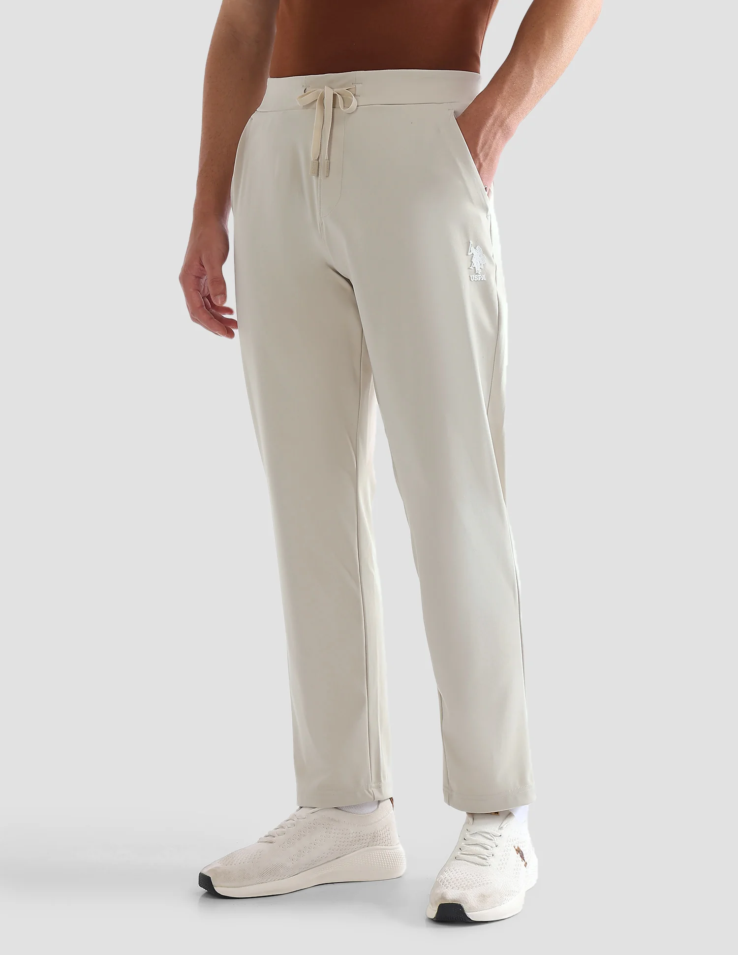 Slim Fit Mid Rise Active Track Pants - Image 4