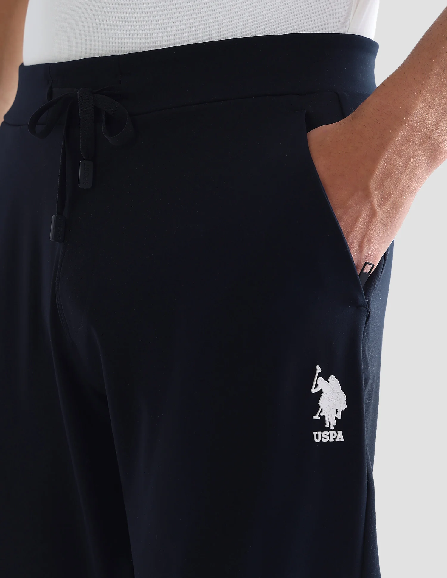 Slim Fit Mid Rise Active Track Pants - Image 7