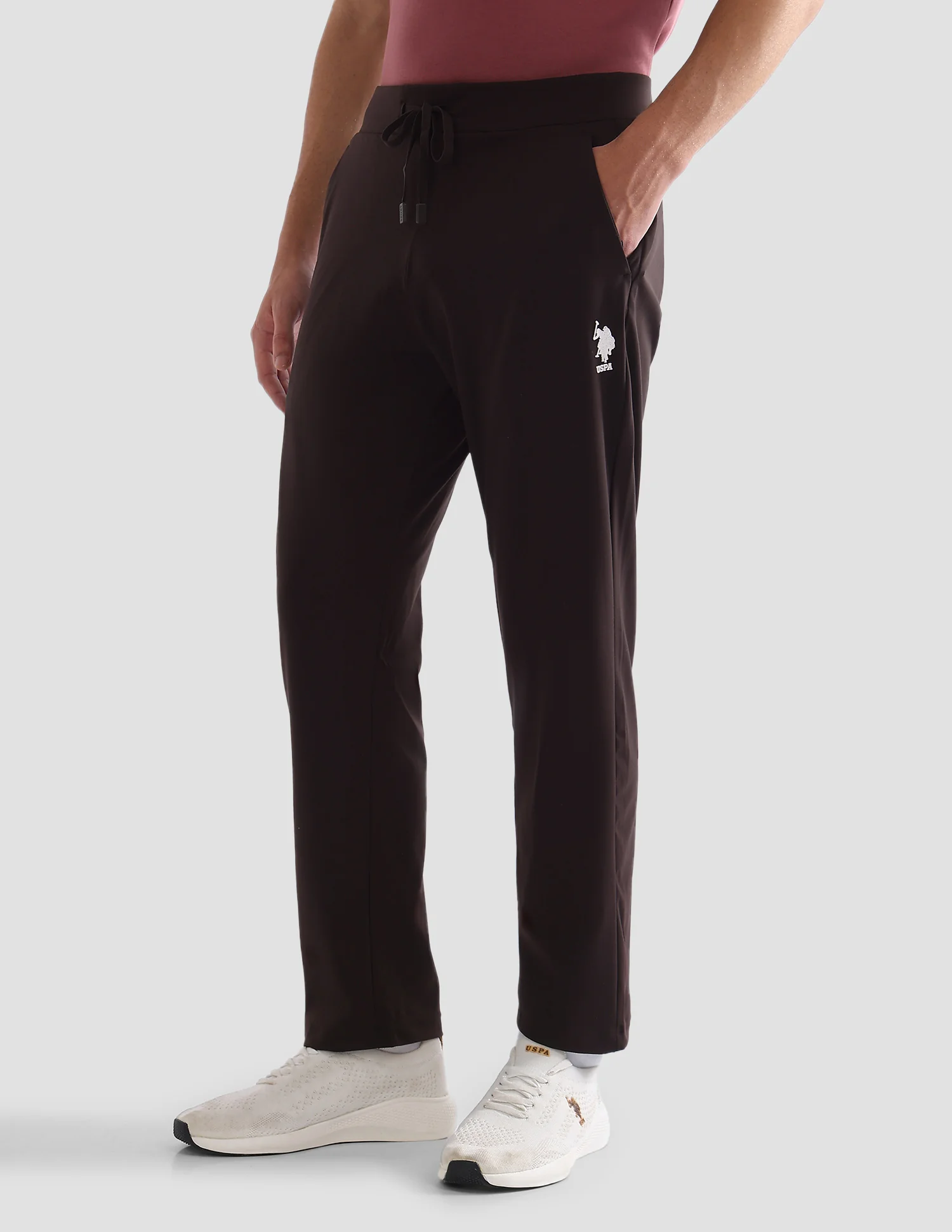 Slim Fit Mid Rise Active Track Pants - Image 4