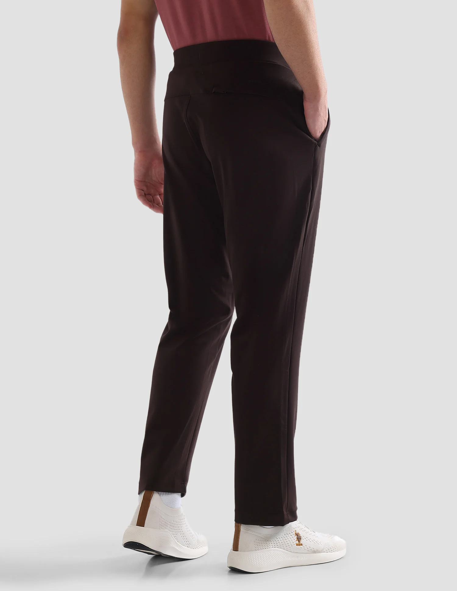 Slim Fit Mid Rise Active Track Pants - Image 5