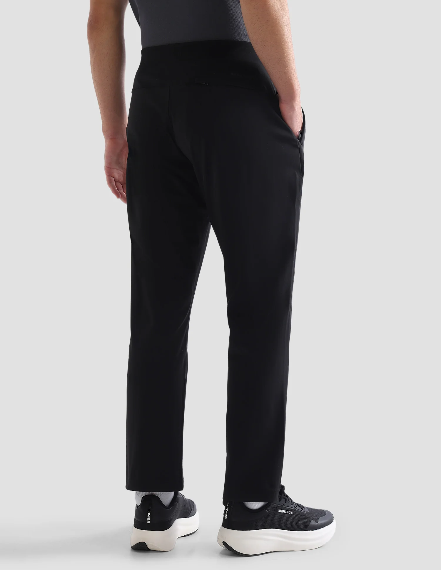 Slim Fit Mid Rise Active Track Pants - Image 5