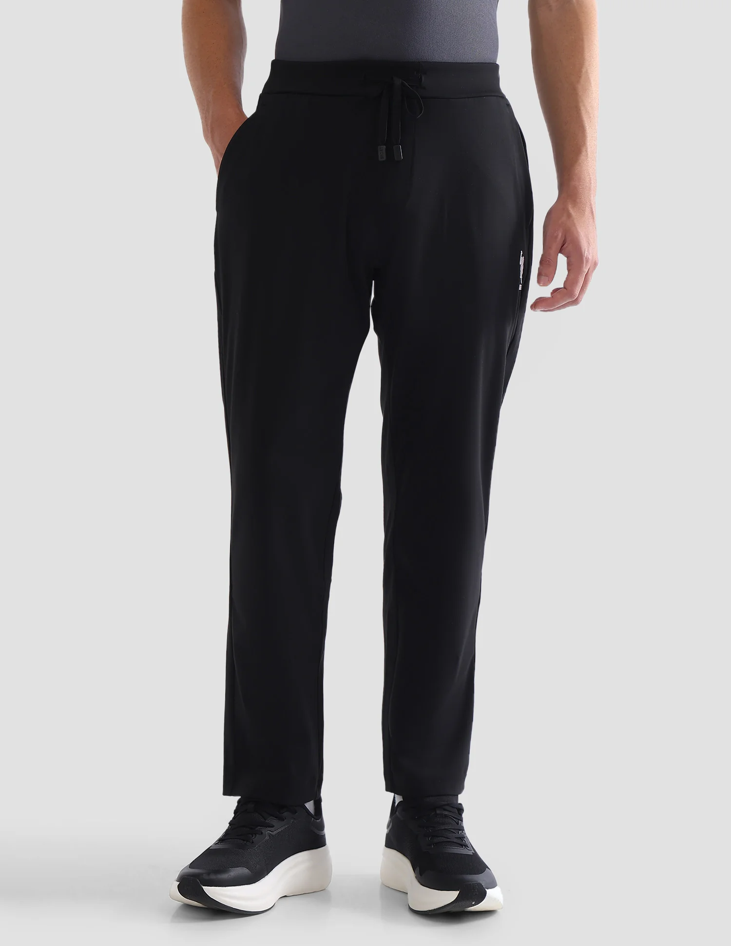 Slim Fit Mid Rise Active Track Pants - Image 6